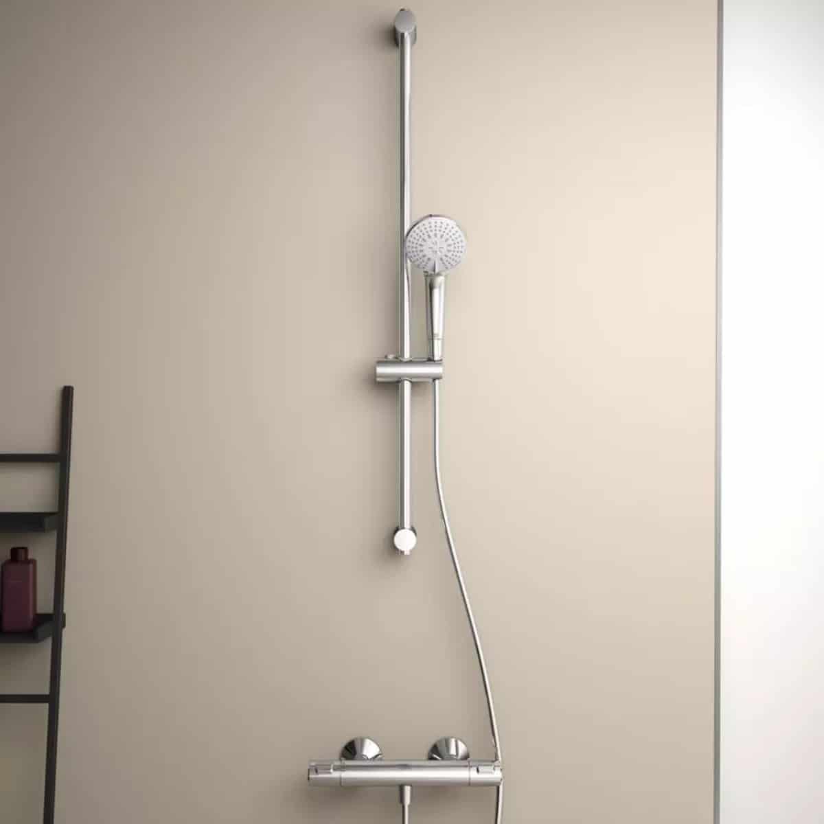 Sistem dus‑cascs Ideal Standard Ceratherm T25 crom – termostatat, 20 l/min