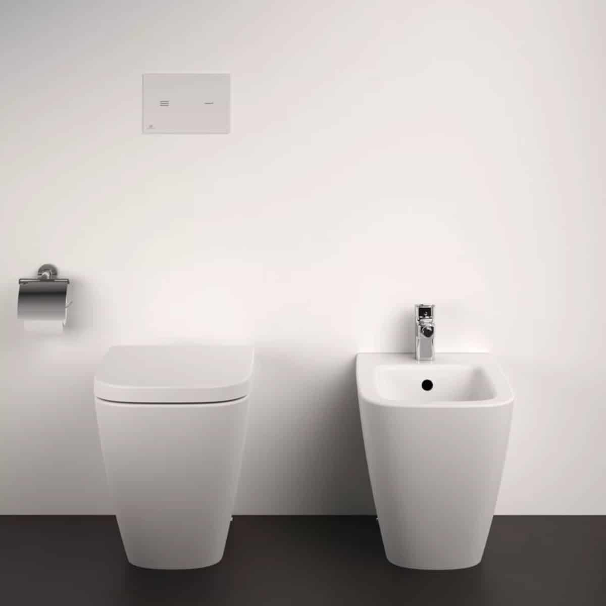 Vas WC pe pardoseala Ideal Standard i.life B alb BTW rimless - imagine 4