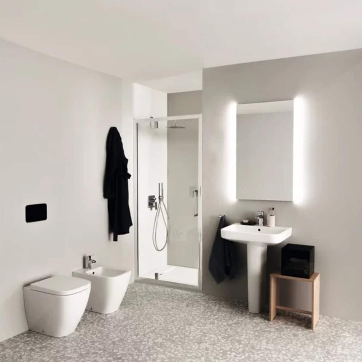 Vas WC pe pardoseala Ideal Standard i.life B alb BTW rimless - imagine 2