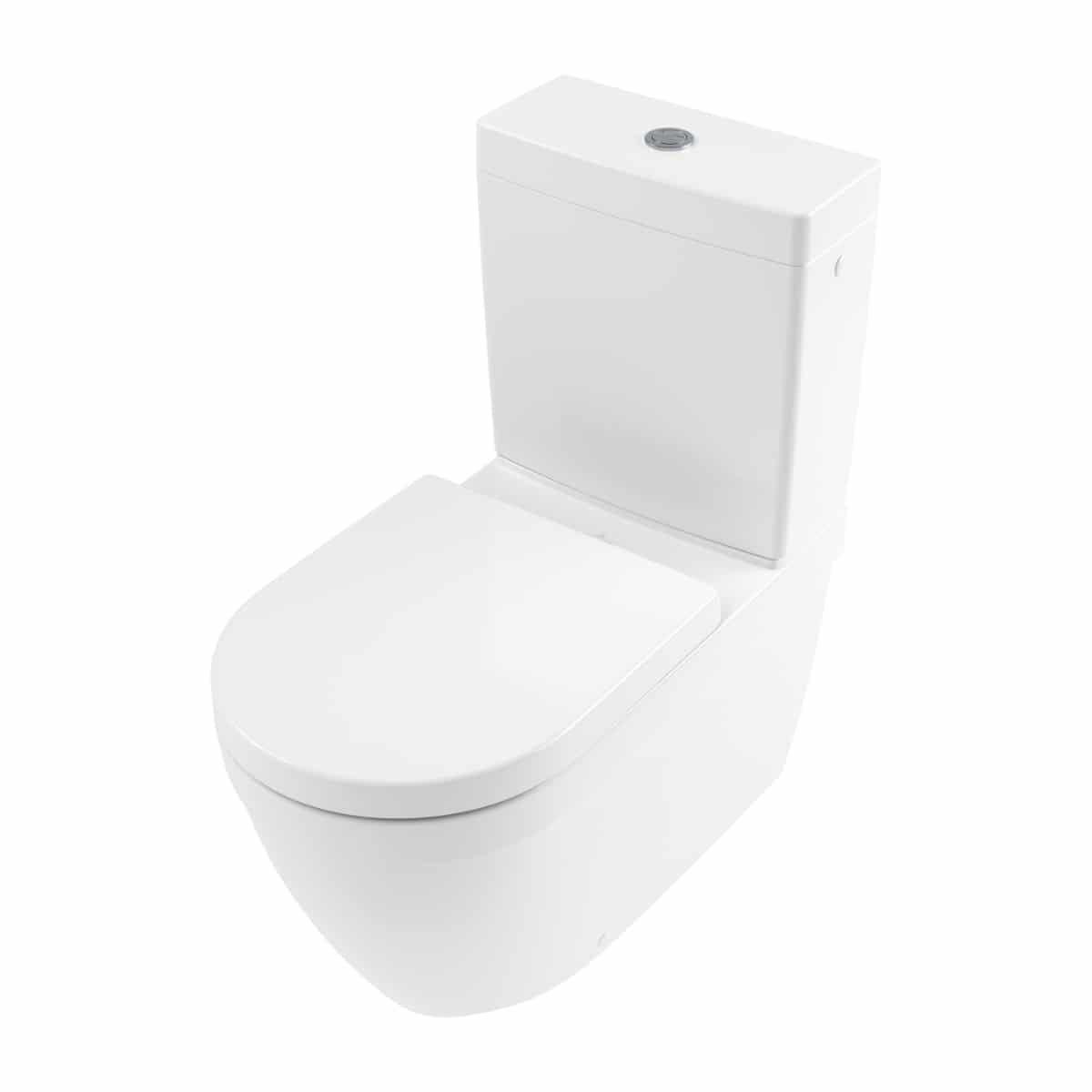 Vas wc pe pardosela BTW, 35-40 cm, Villeroy&Boch Omnia Architectura DirectFlush, alb, 5691R0