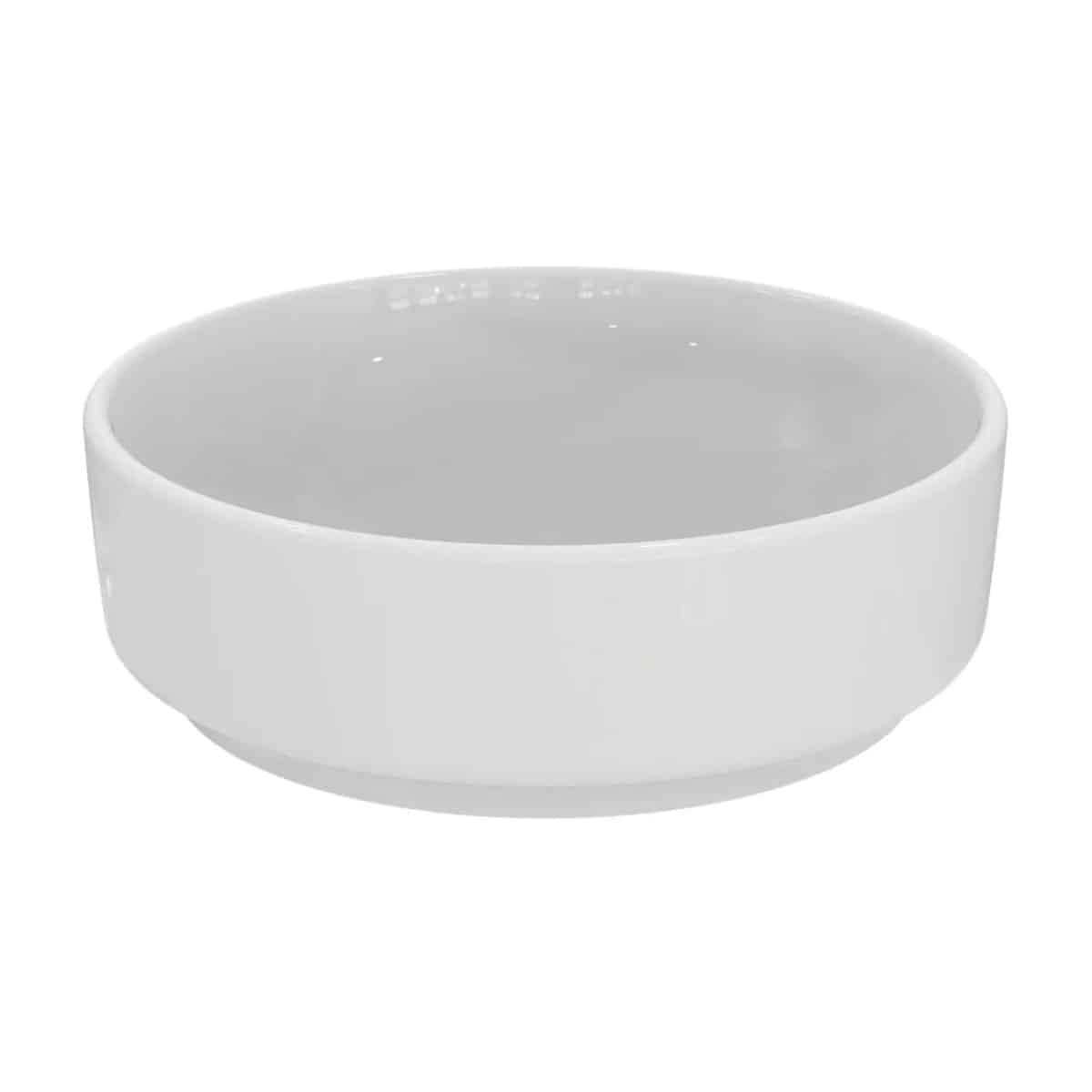 Lavoar cu montare pe blat, Ideal Standard ideal, diametru 40 cm, fara preaplin, alb