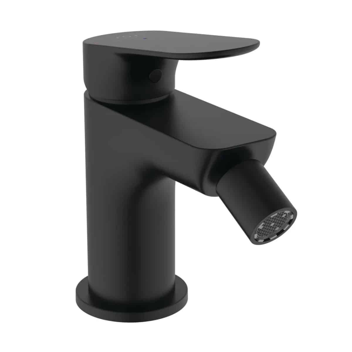 Baterie de bideu Click-Clack cu evacuare, Ideal Standard Ceralife O, BlueStart, negru matase