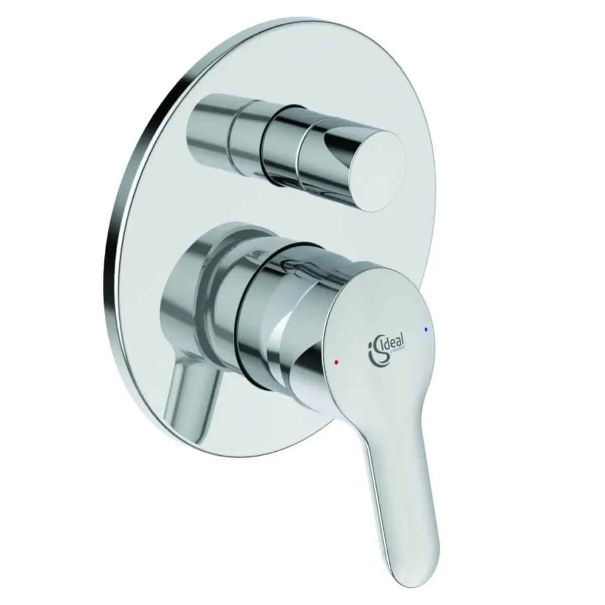 Baterie de cada încastrata monocomandă, set complet cu corp de montaj, mecanism ceramic 47 mm