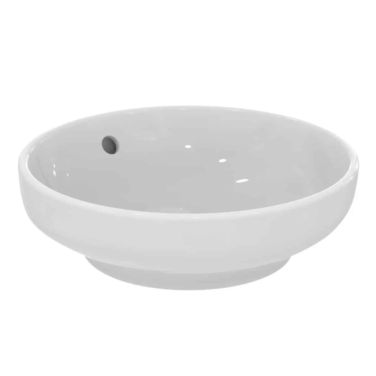 Lavoar Ideal Standard i.Life B T509101, montare pe blat, 50x35 cm, ceramica alba, cu preaplin