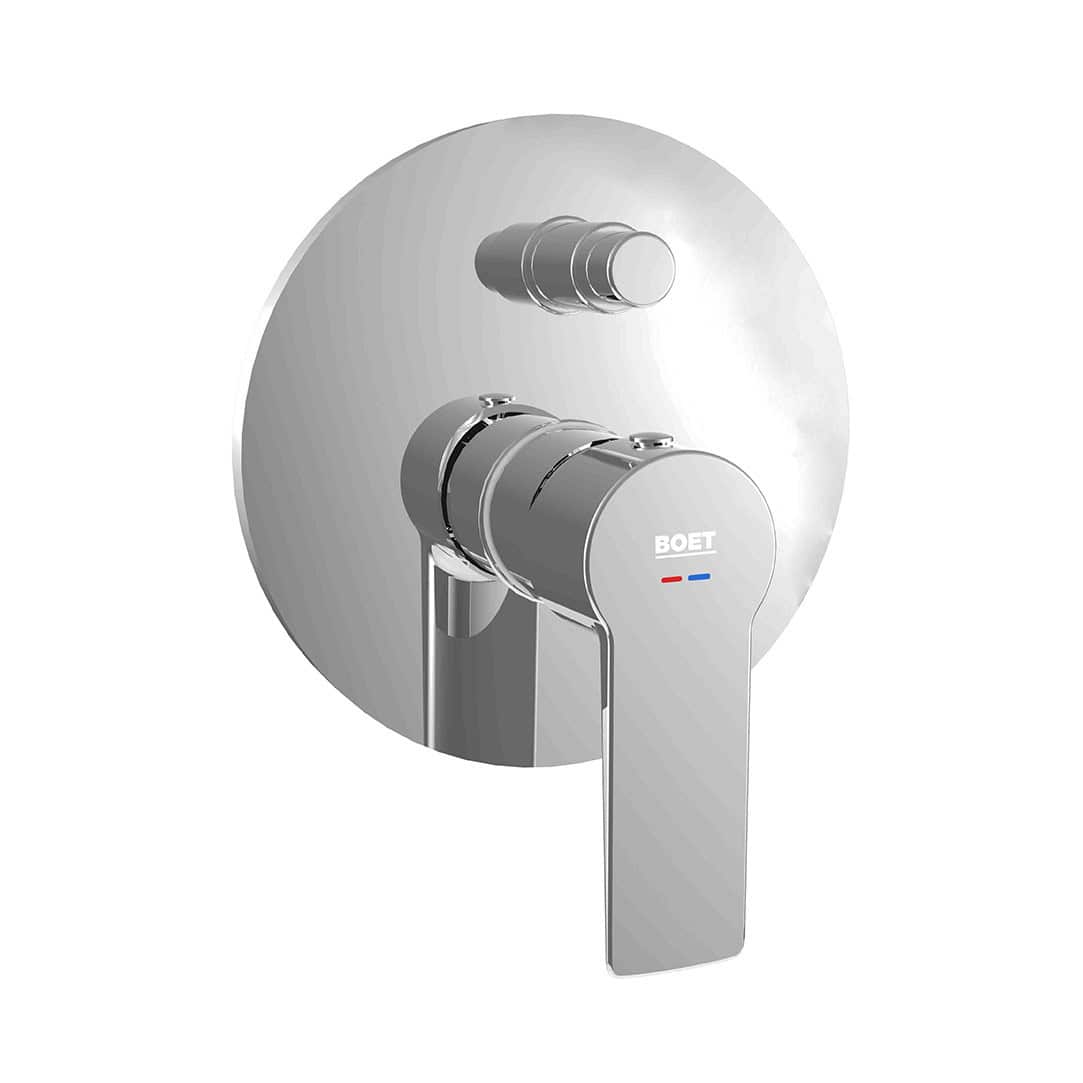 Baterie monocomanda pentru dus cu deviator crom Ares BOET