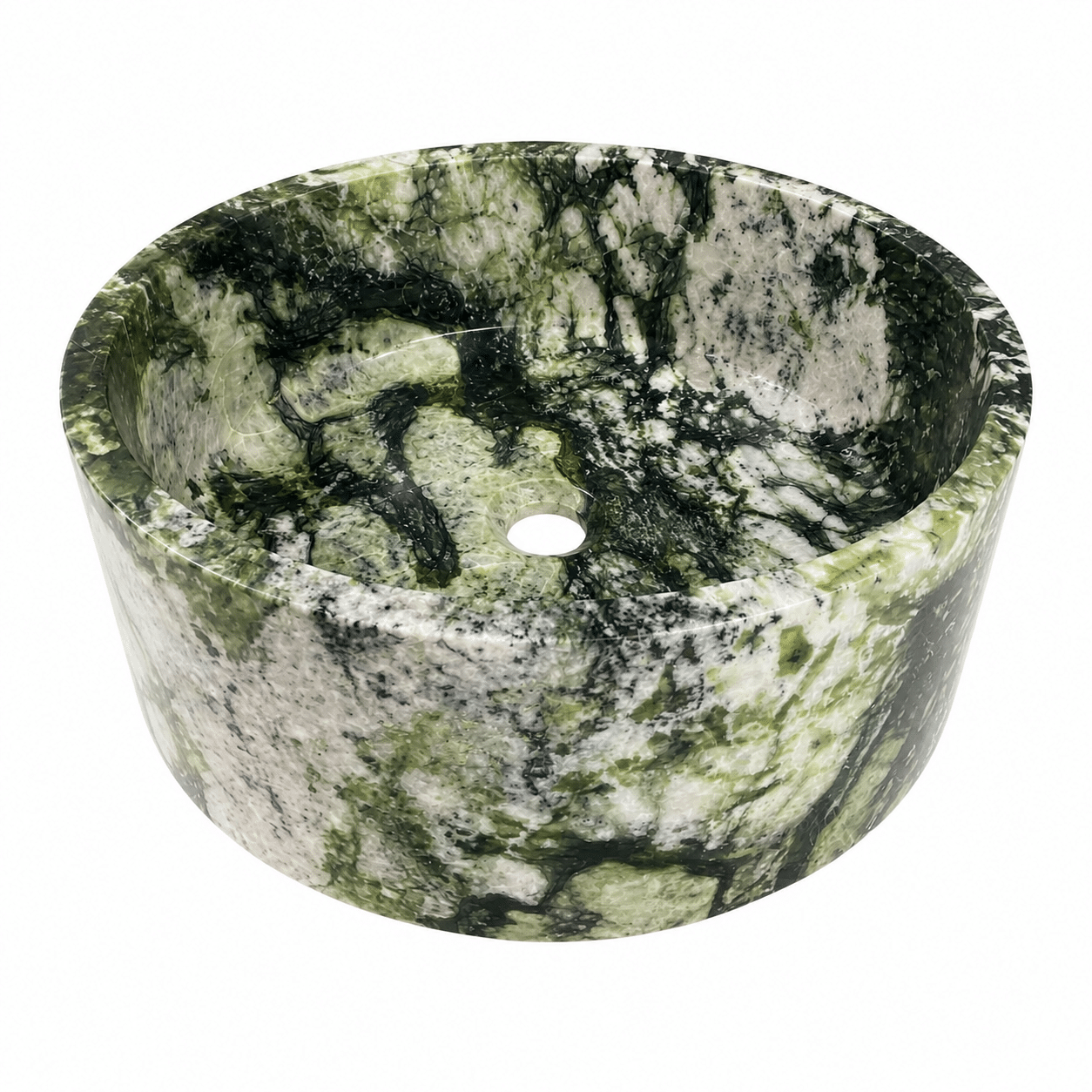 Lavoar pe blat RIVER din marmură, handmade