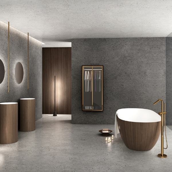 Cada freestanding VALORIA ovala 175 cm, hand made, din compozit