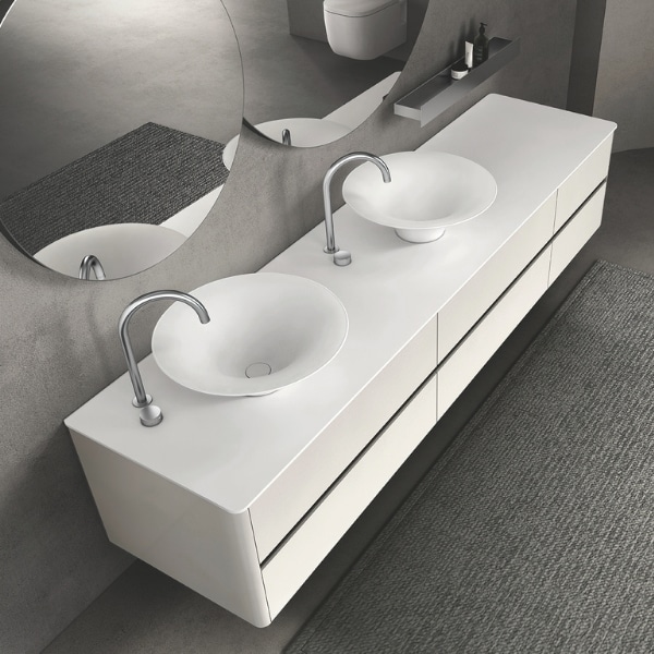 Lavoar PERLA 500x500x170 din compozit, hand-made