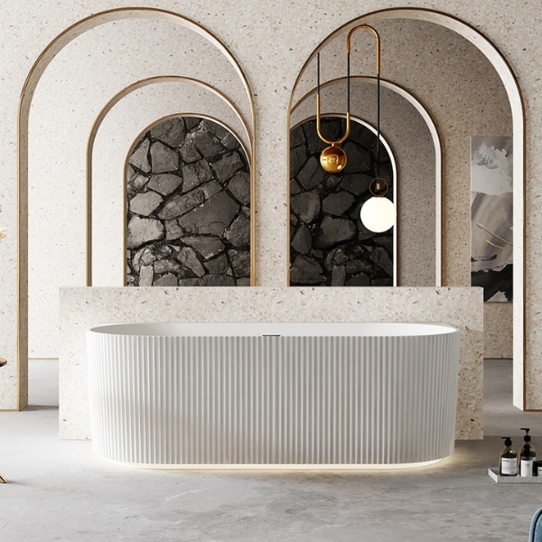 Cada freestanding de perete AQUALINEA 1700x800x580 din acril