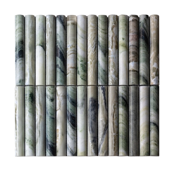 Placa mozaic decorativ handmade din marmura 302 × 310 mm
