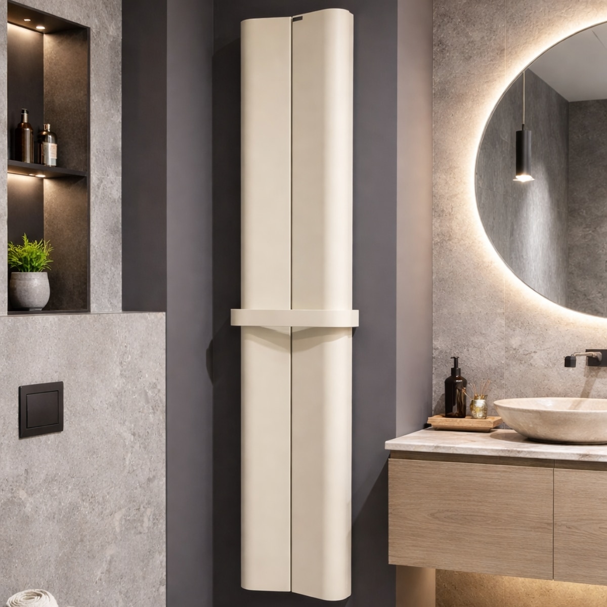 Radiator aluminiu CURVY BATH 1500 × 245 TXC