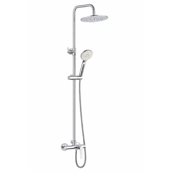 Coloana de dus telescopica CROM cu rociator inox si para auto clean
