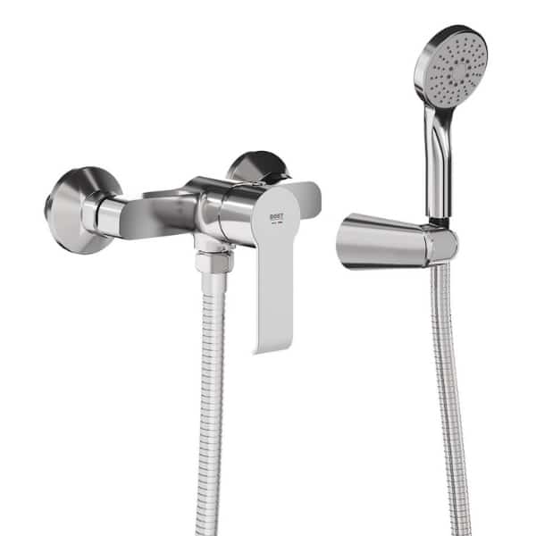 Set dus cabina EROS CROM cu furtun si para incluse