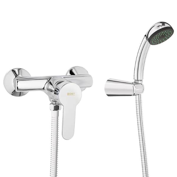 Baterie cabina dus cu set dus  inclus Boet PLAY CROM