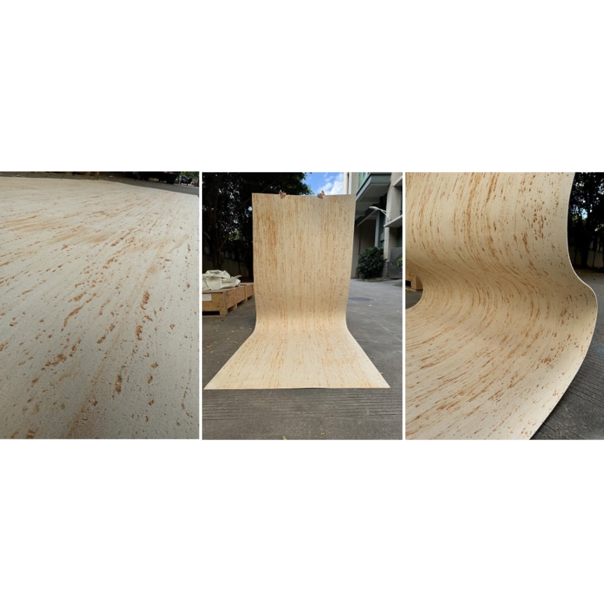 Roman Travertine Golden Rust placa flexibila din piatra naturala 290x60 cm - imagine 3