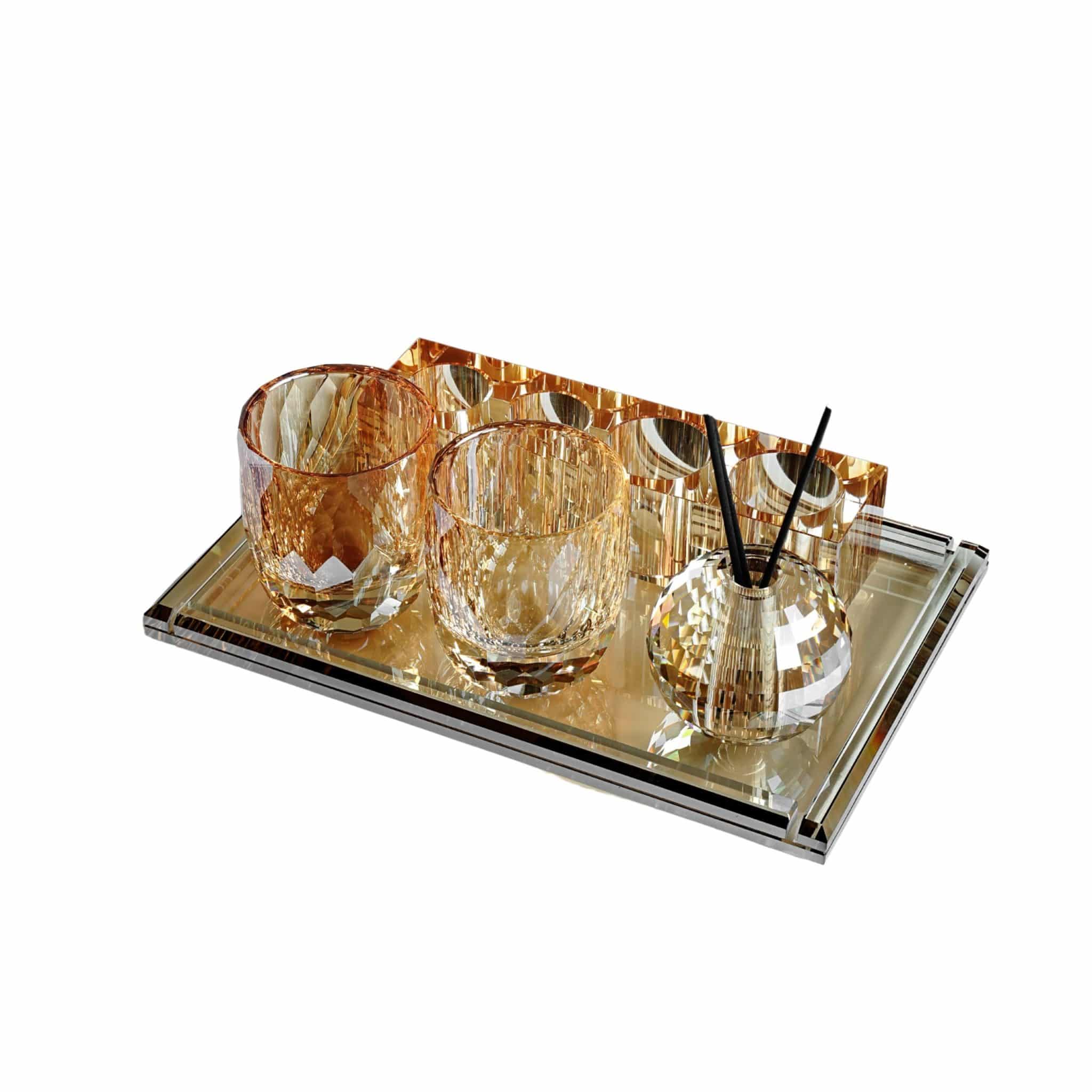 Set de 5 accesorii pentru baie champagne, Havona - imagine 4