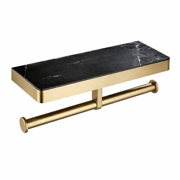 Raft baie inox cu suport prosop Havona
