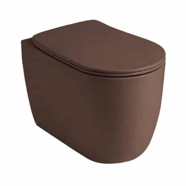 Vas WC stativ cu capac soft-close, design compact