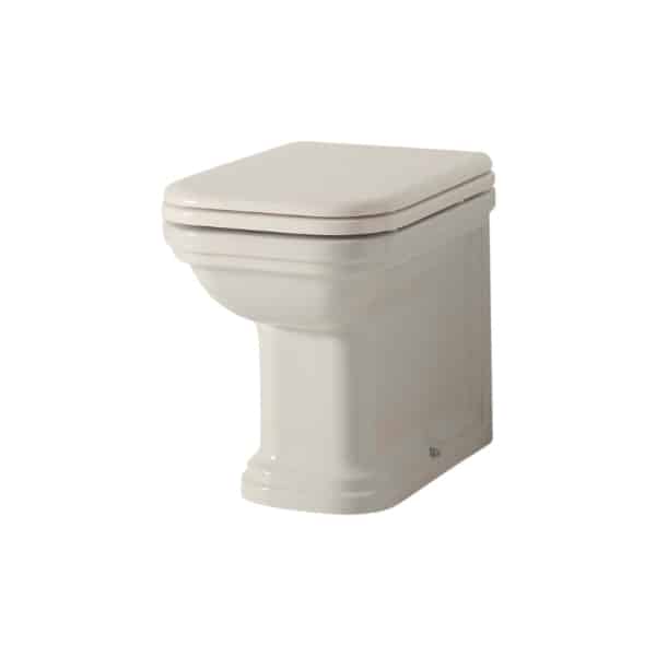 Vas WC stativ clasic alb cu capac soft close