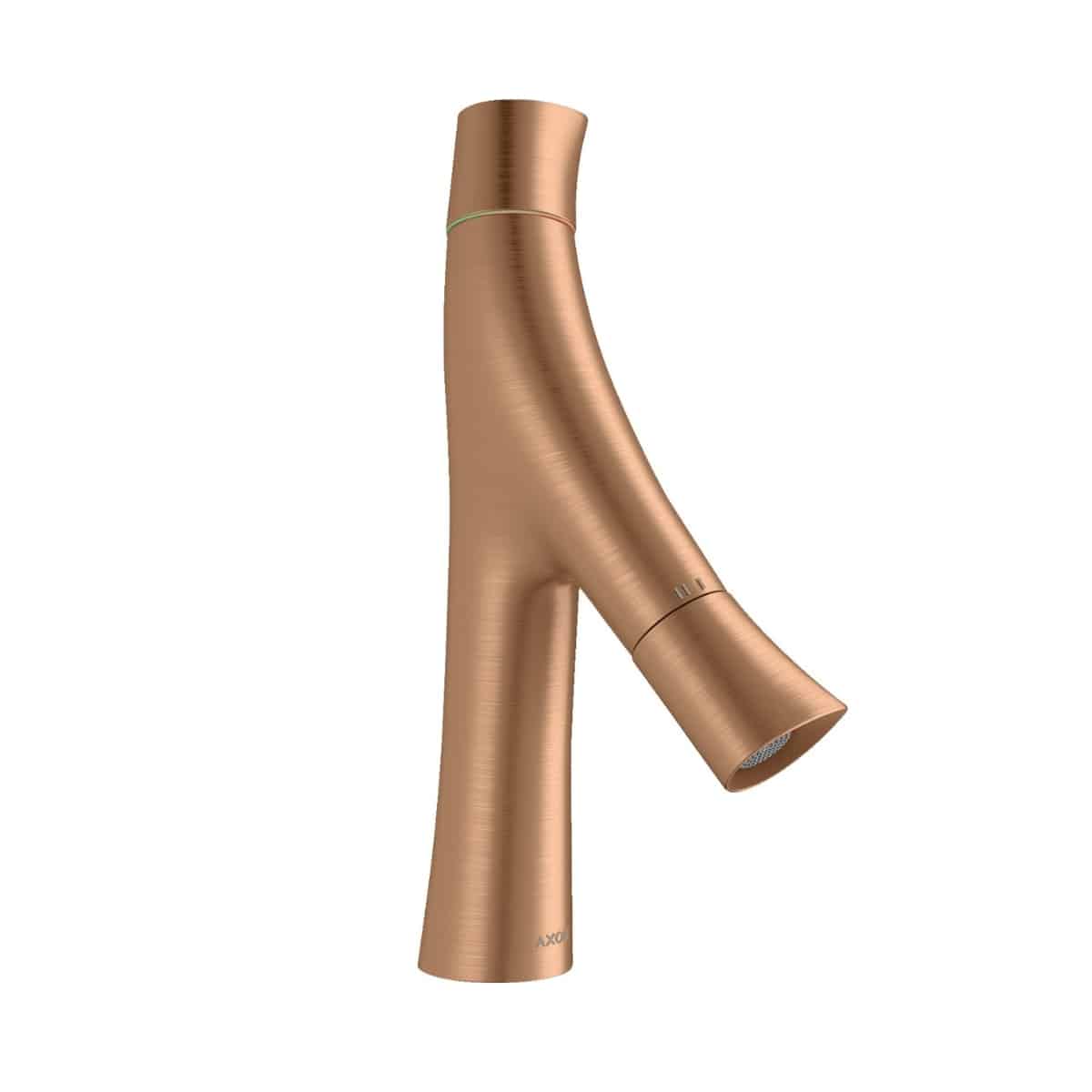 Baterie lavoar inalta AXOR Starck Organic 240 bronz periat cu sifon