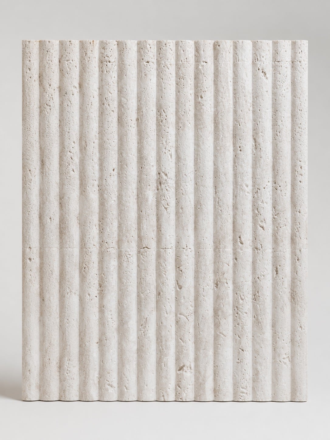 Placa flexibila din piatra naturala Roman Pillar Milan White 300x60.8 cm