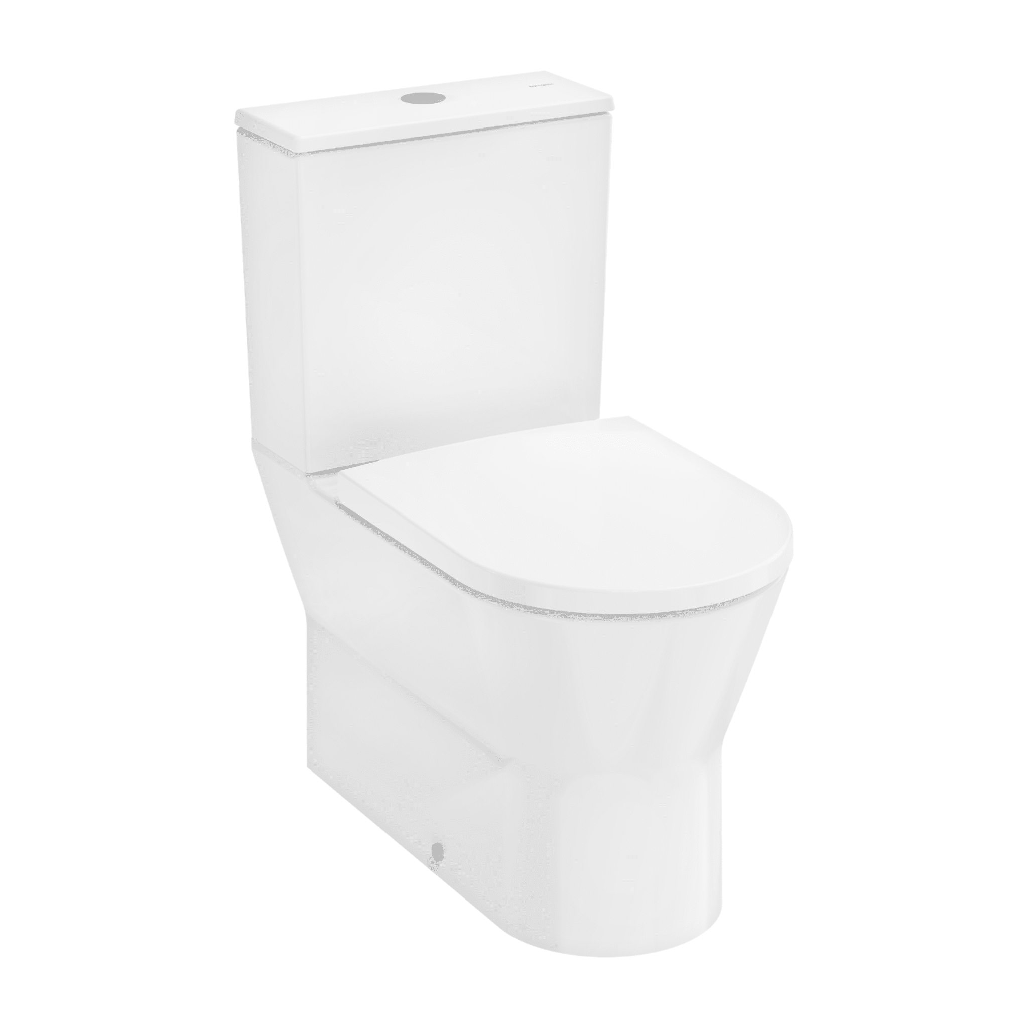 Vas WC pe pardoseala, Hansgrohe, EluPura Original S, cu alimentare laterala, rezervor si soft close
