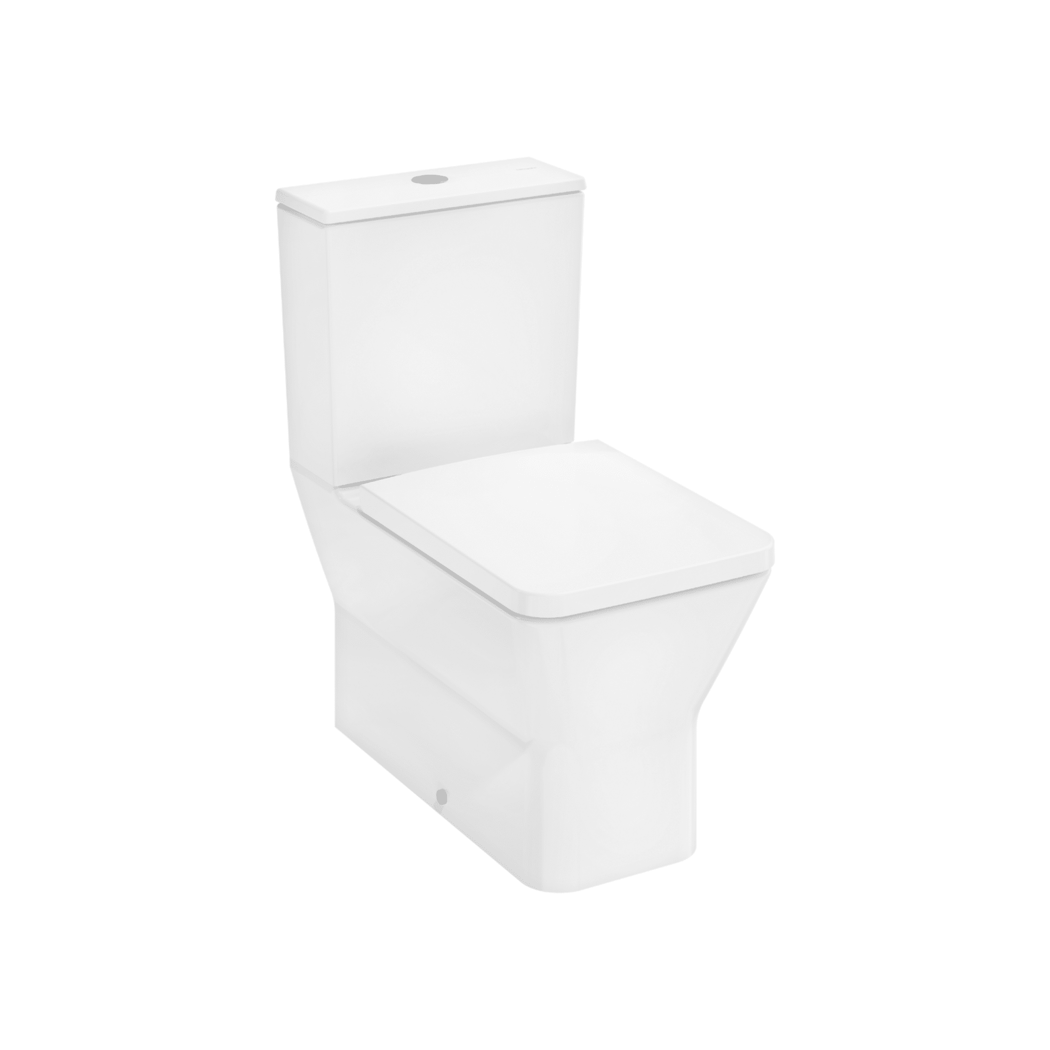 Vas WC pe pardoseala, Hansgrohe, EluPura Original Q, alimentare laterala, cu rezervor si soft close