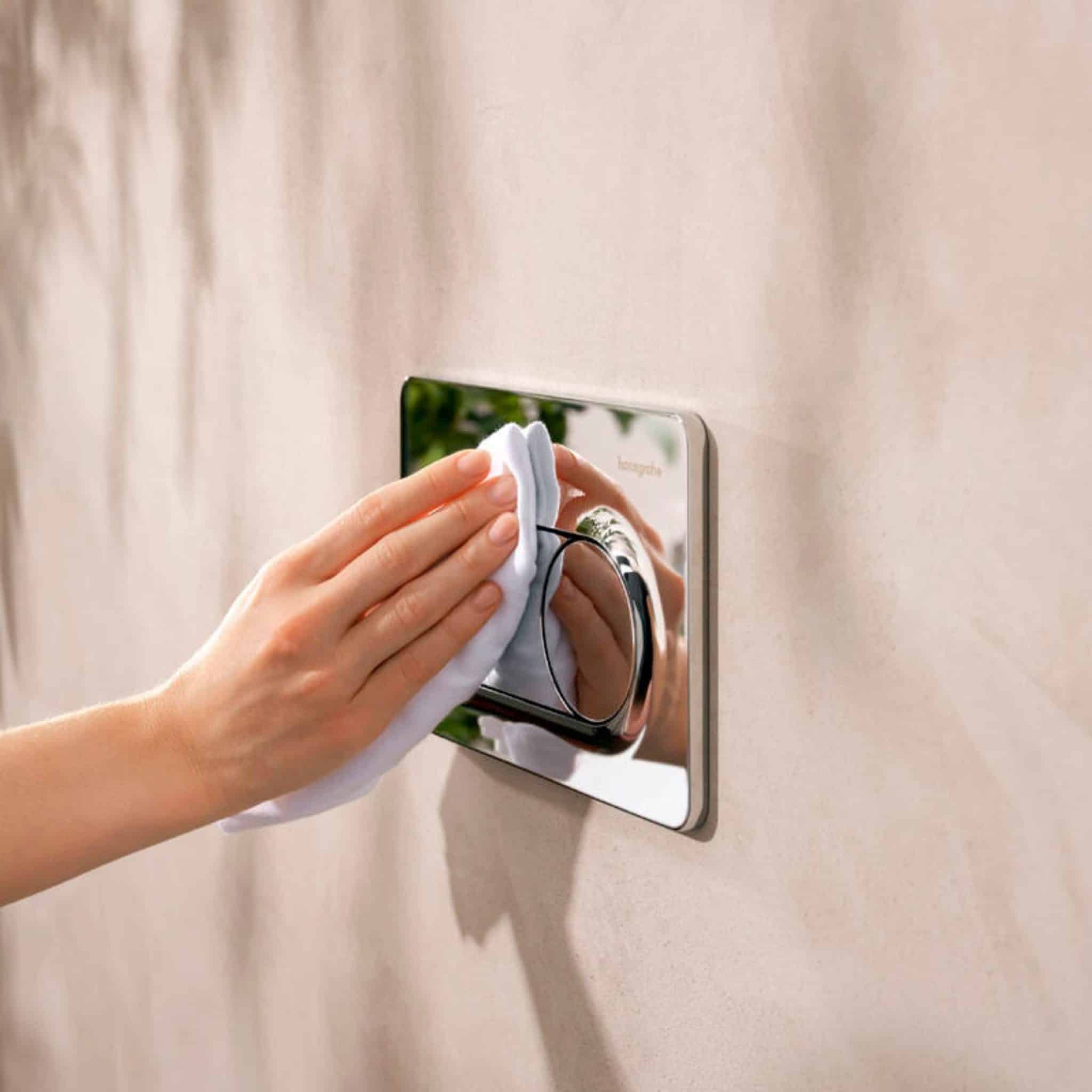 Clapeta actionare, crom, Hansgrohe iFrame Original S - imagine 2