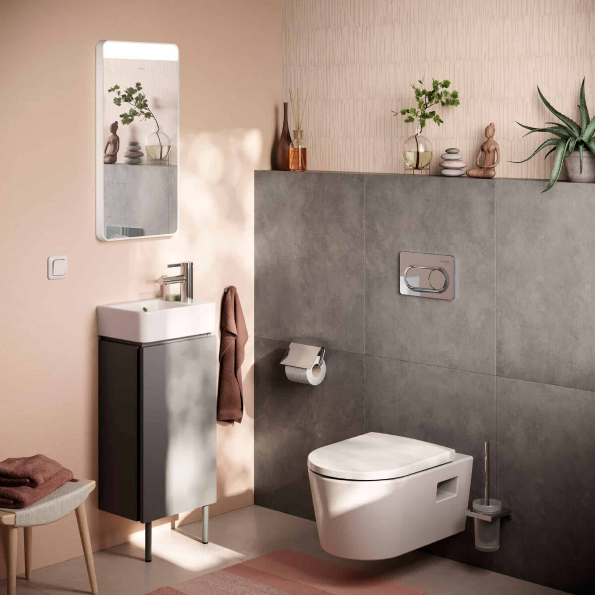 Clapeta actionare, crom, Hansgrohe iFrame Original S - imagine 3