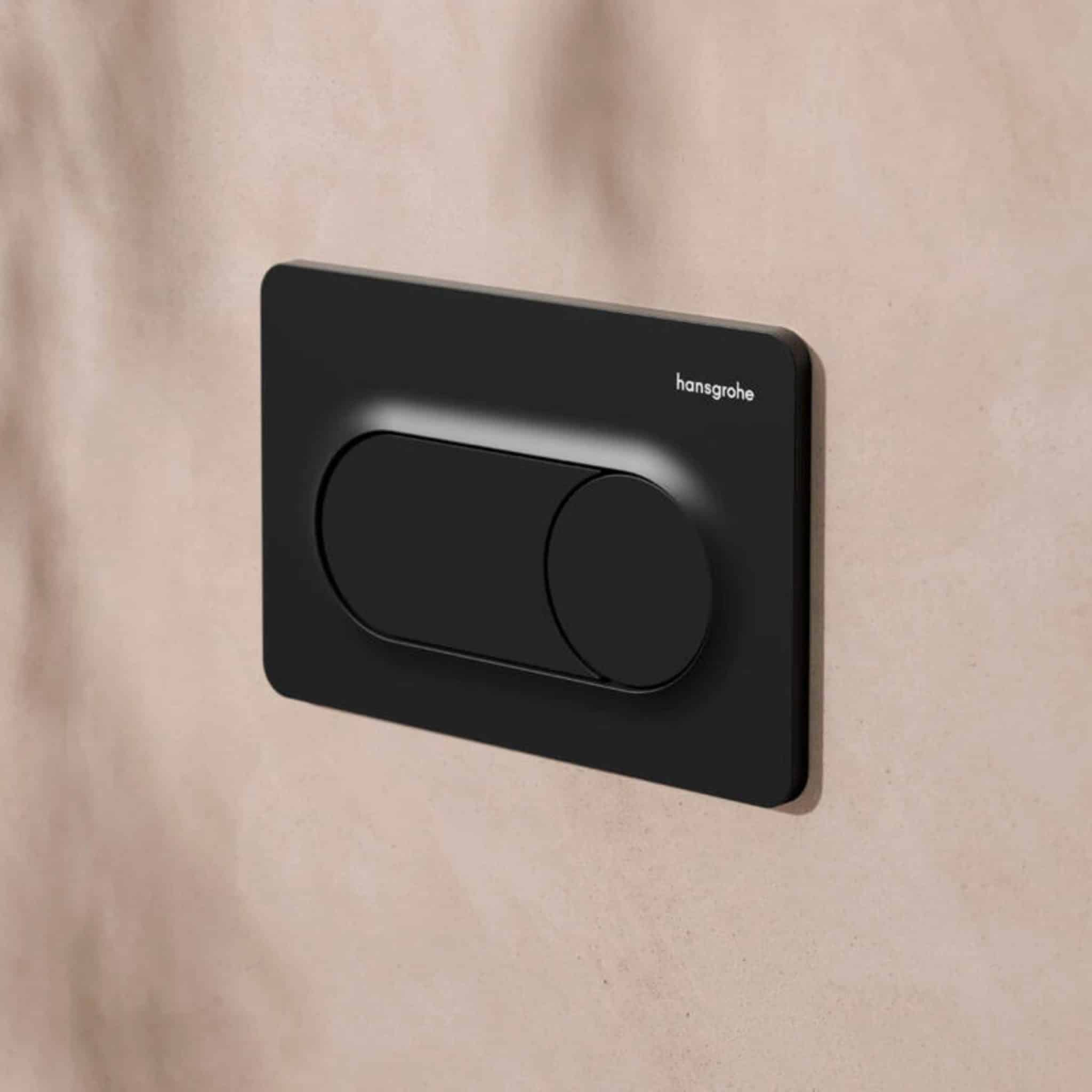 Clapeta de actionare, negru mat, Hansgrohe iFrame Original S