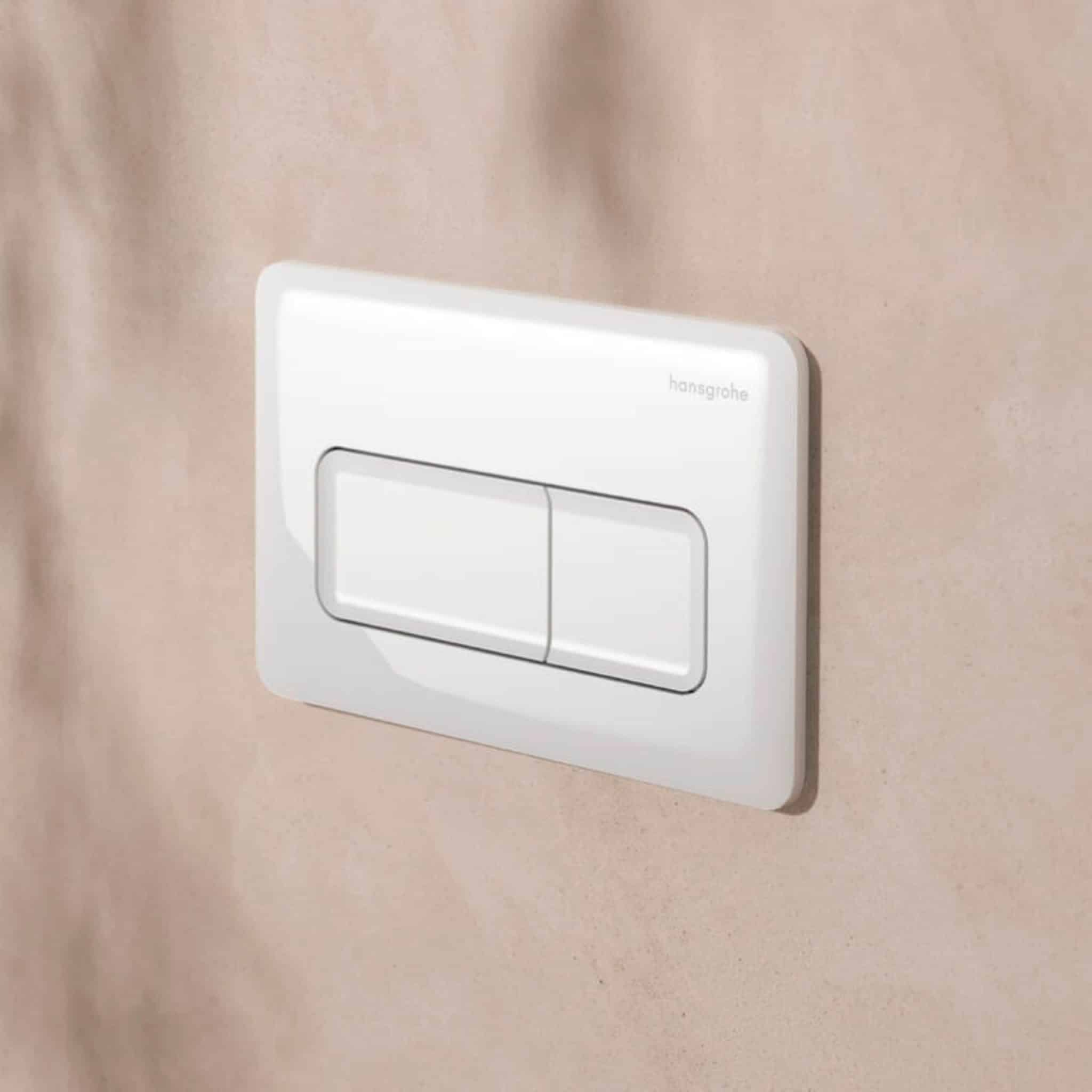 Clapeta de actionare, alba, Hansgrohe iFrame Original Q