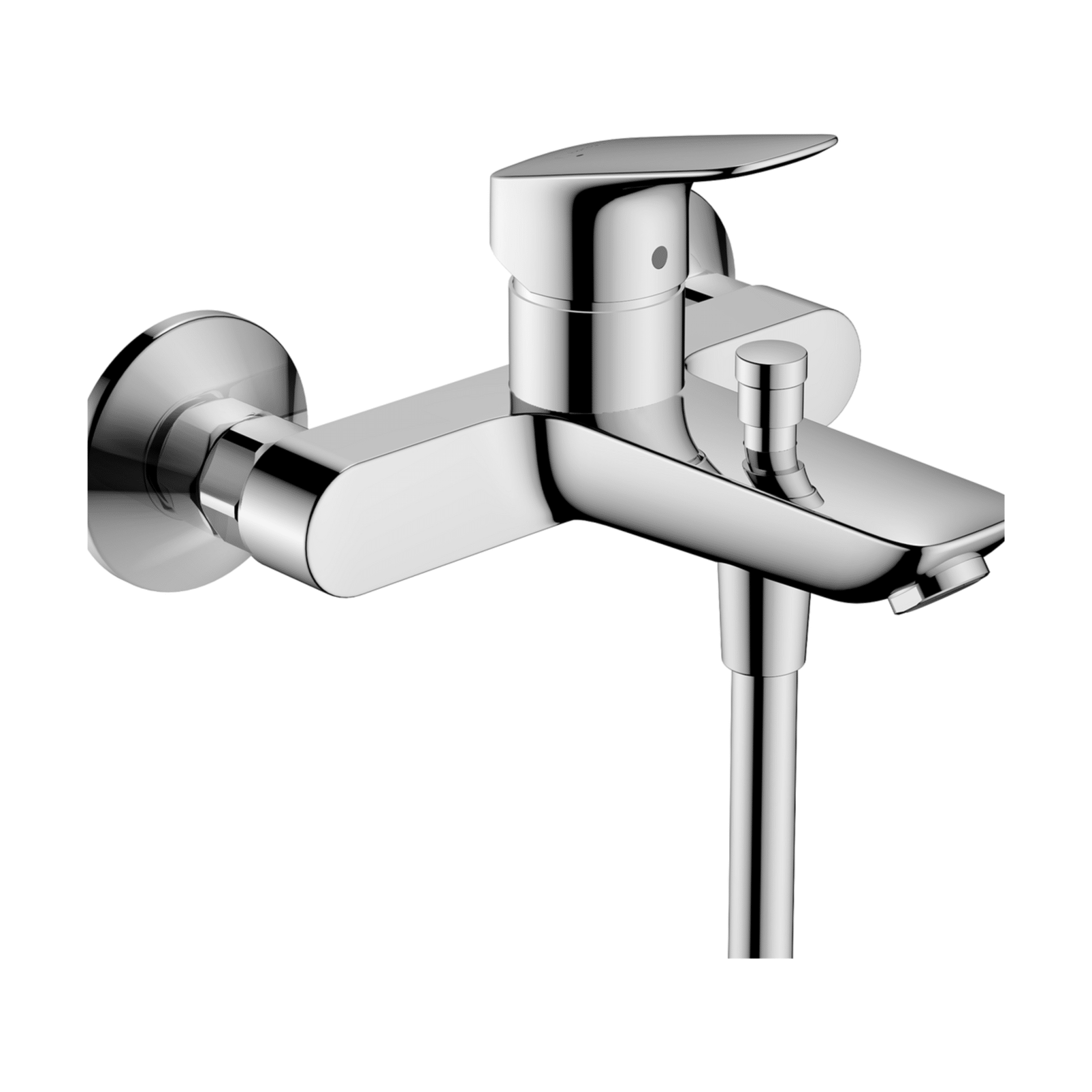 Baterie cada-dus, perete, Hansgrohe Logis, crom