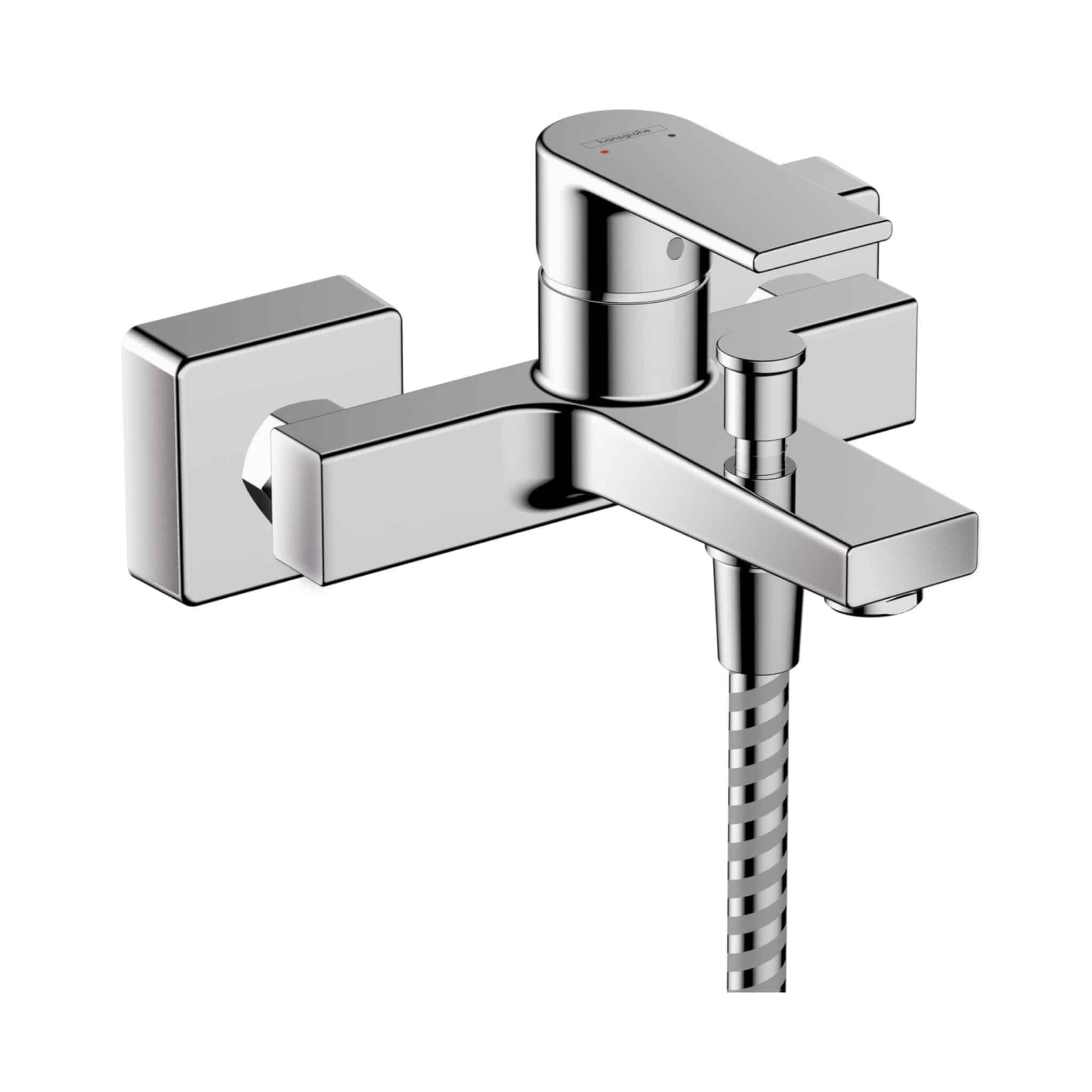 Baterie cada-dus, monocomanda, cu 2 debite, crom, Hansgrohe Vernis Shape