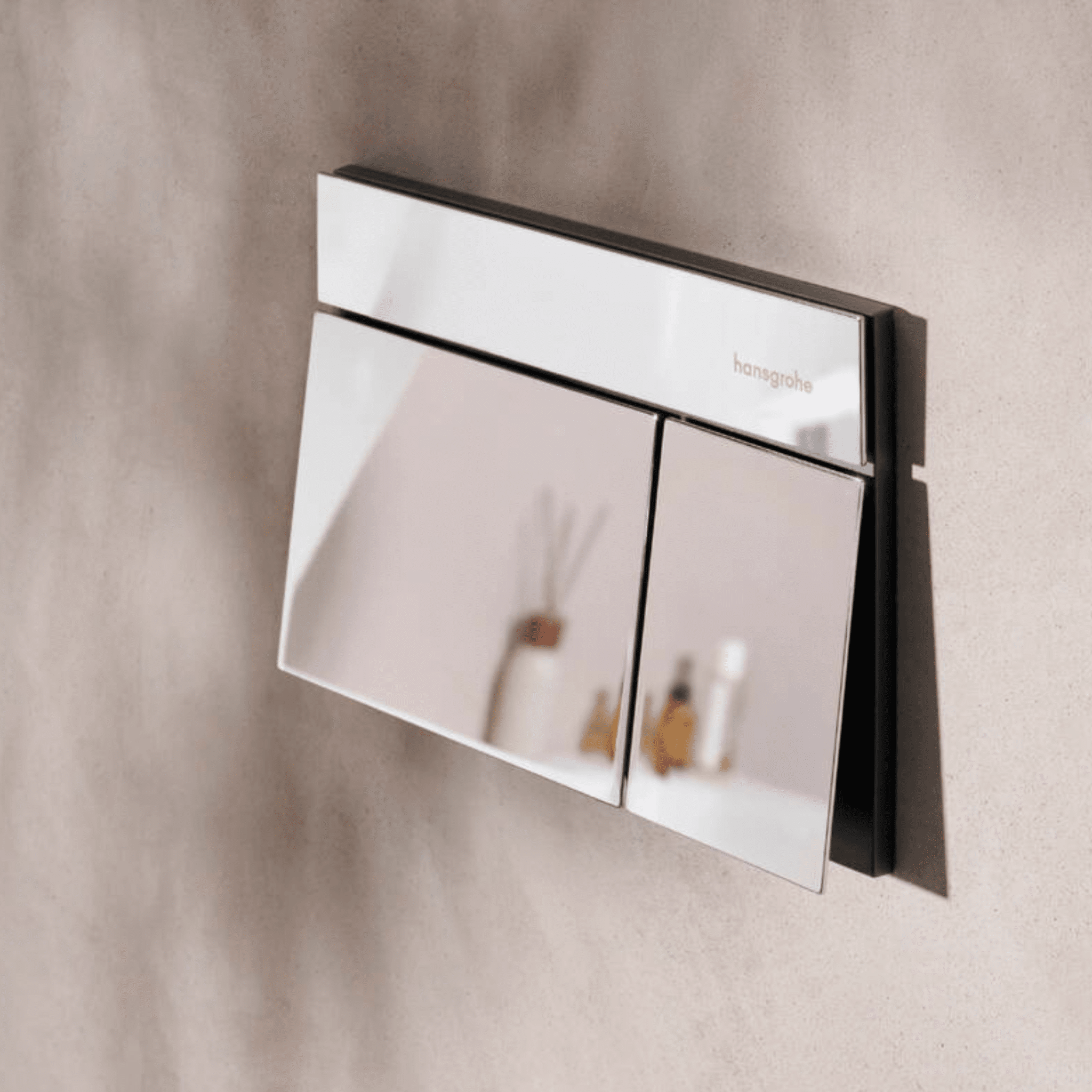 Clapeta actionare crom, Hansgrohe iFrame Element E - imagine 2