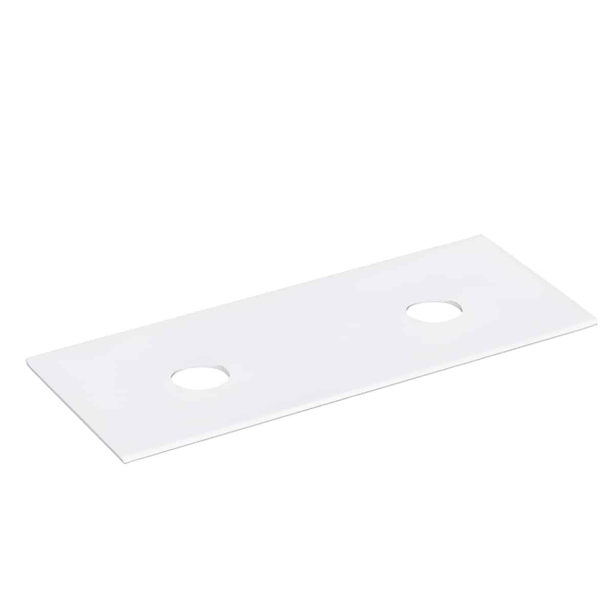 Console baie Hansgrohe Xevolos E 1370x550 mm cu 2 decupaje pentru lavoar fara orificiu baterie
