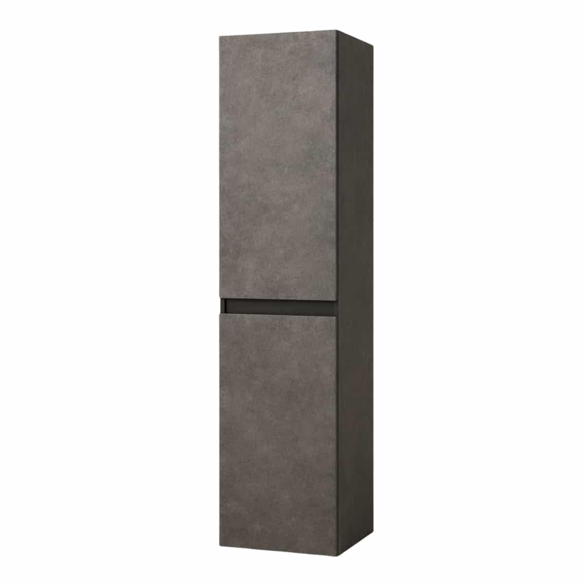 Coloana baie Universal Urban Grey front liscio Nero Matt