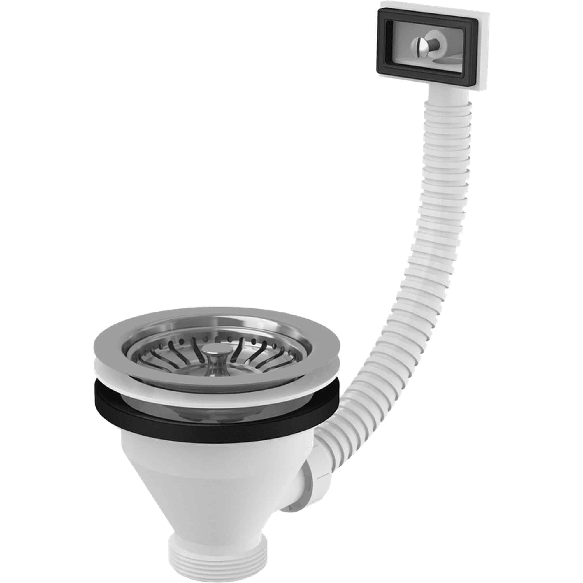 Ventil de chiuveta 1.1/2'' cu sita DN115 si preaplin ALCA