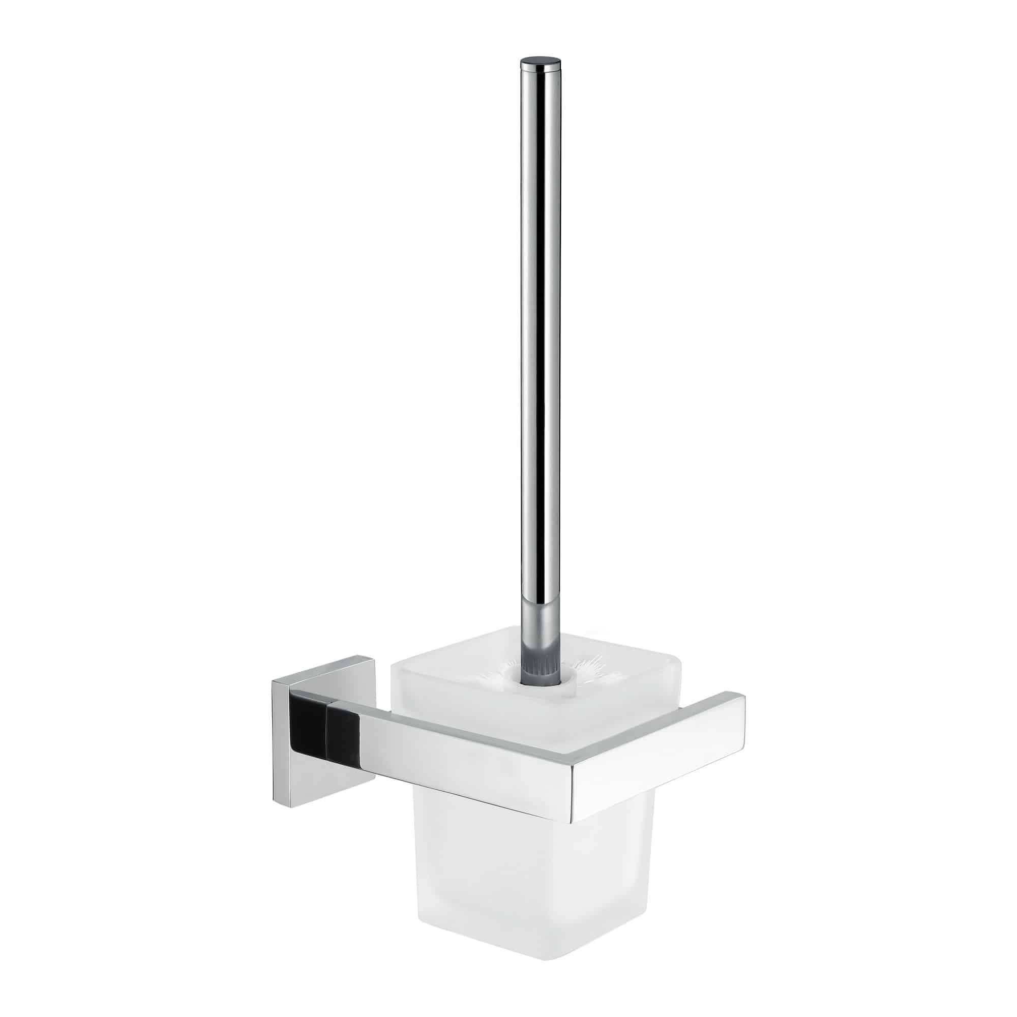 Suport perie toaleta de perete, din inox, crom