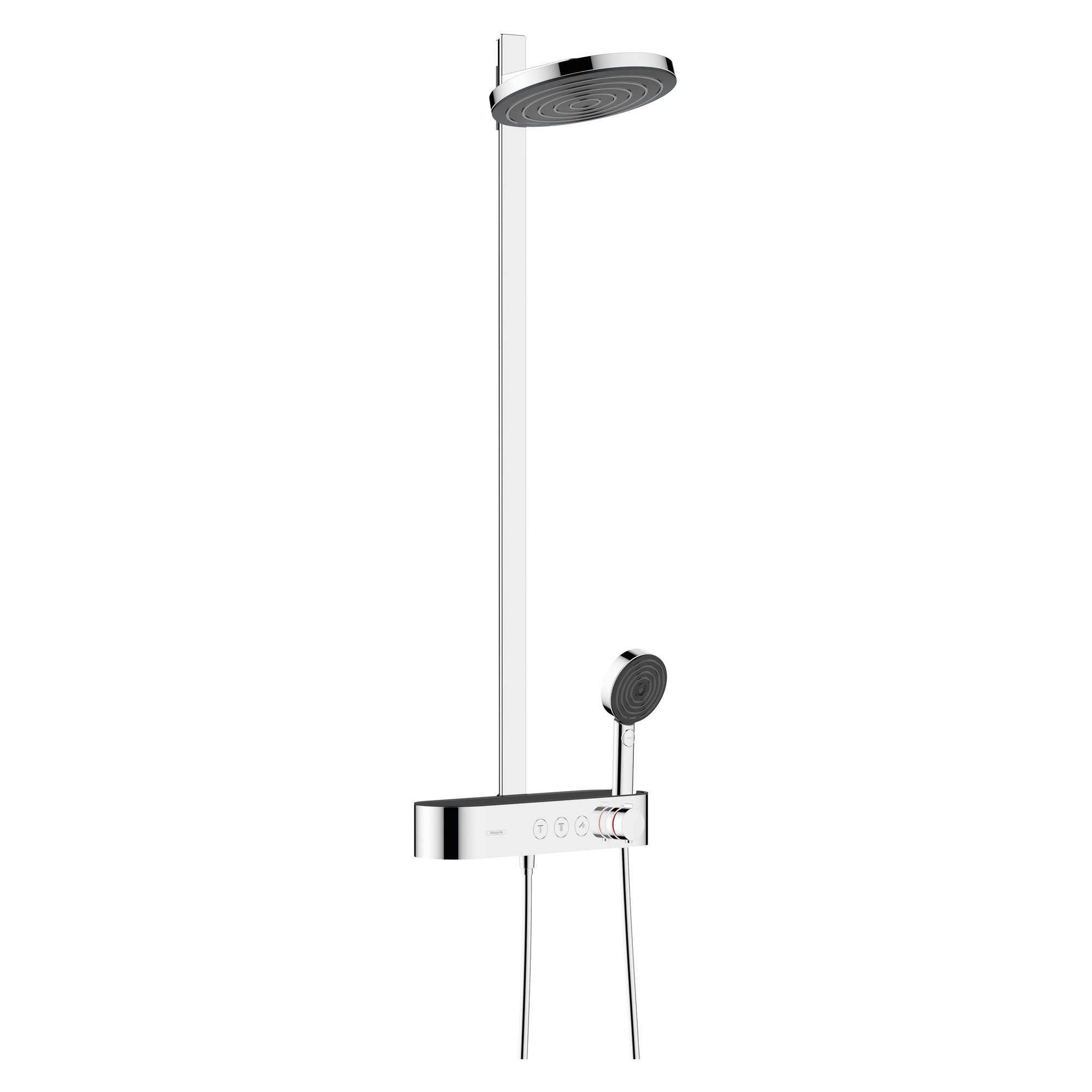 Coloana de dus Hansgrohe Pulsify S 24241000, para fixa 260 mm, ShowerTablet Select 400, crom