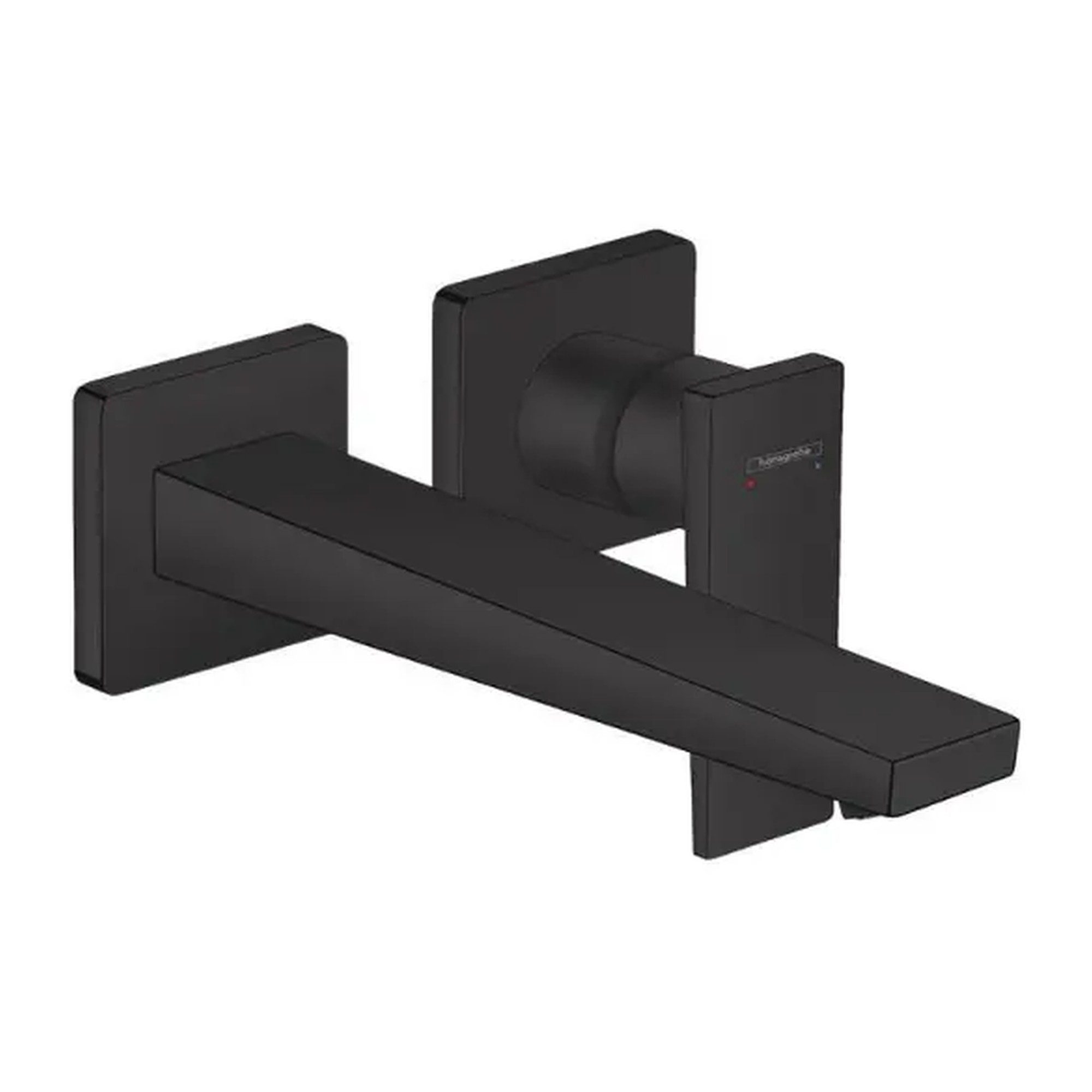 Baterie lavoar incastrata Hansgrohe Metropol 32526670, pipa 225 mm, negru mat, set de finisaj - imagine 2