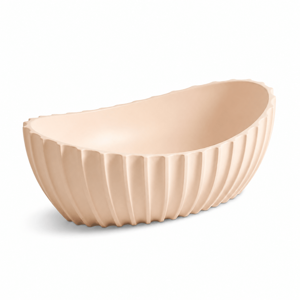 Lavoar pe blat din compozit, peach, 600 × 350 × 190 mm