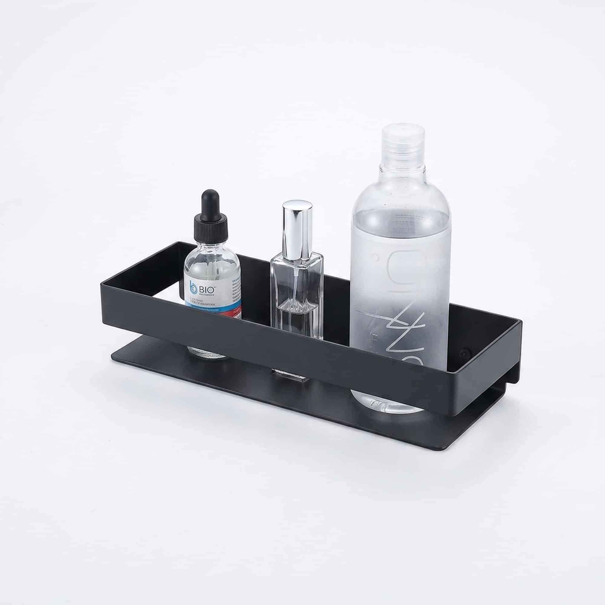Raft pentru dus cu bara, din inox, negru mat