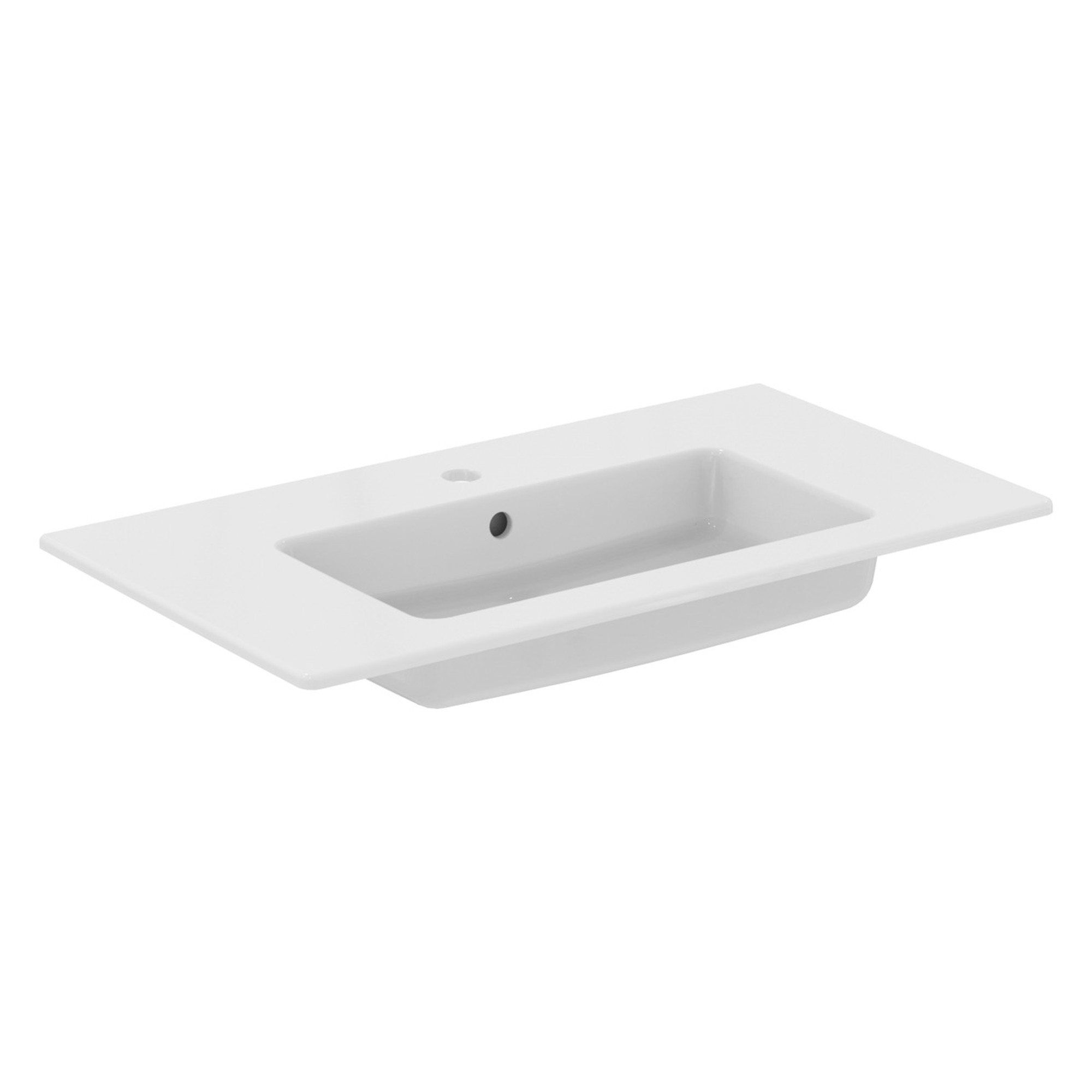 Lavoar Ideal Standard Eurovit E066901, 815x450x140 mm, montaj pe perete, 1 orificiu baterie, alb lucios