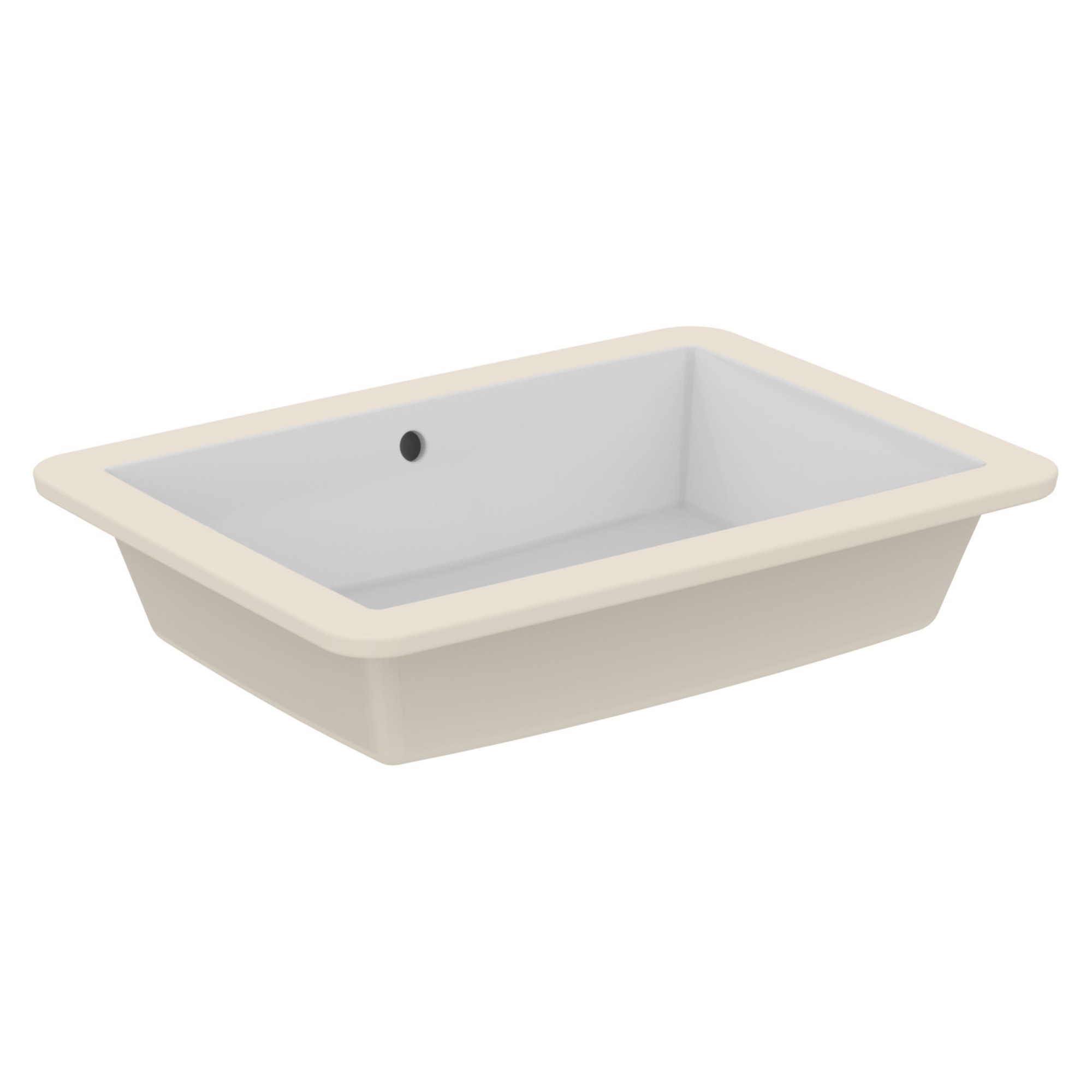 Lavoar sub blat Ideal Standard Strada K077901, 595x440x180 mm, fara orificiu baterie, alb lucios