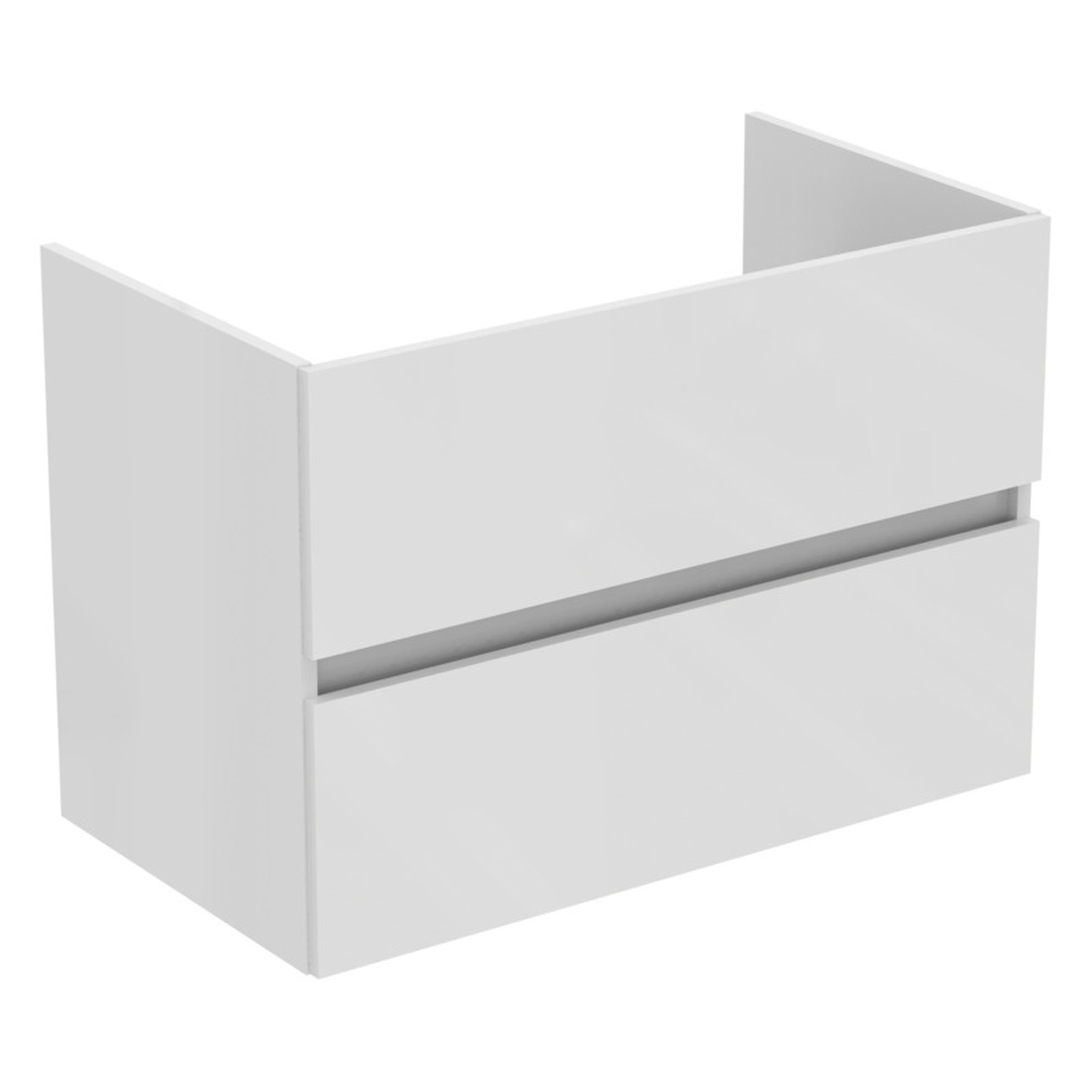 Dulap baza lavoar Ideal Standard Eurovit+ R0263WG, 800x440x550 mm, alb lucios, 2 sertare