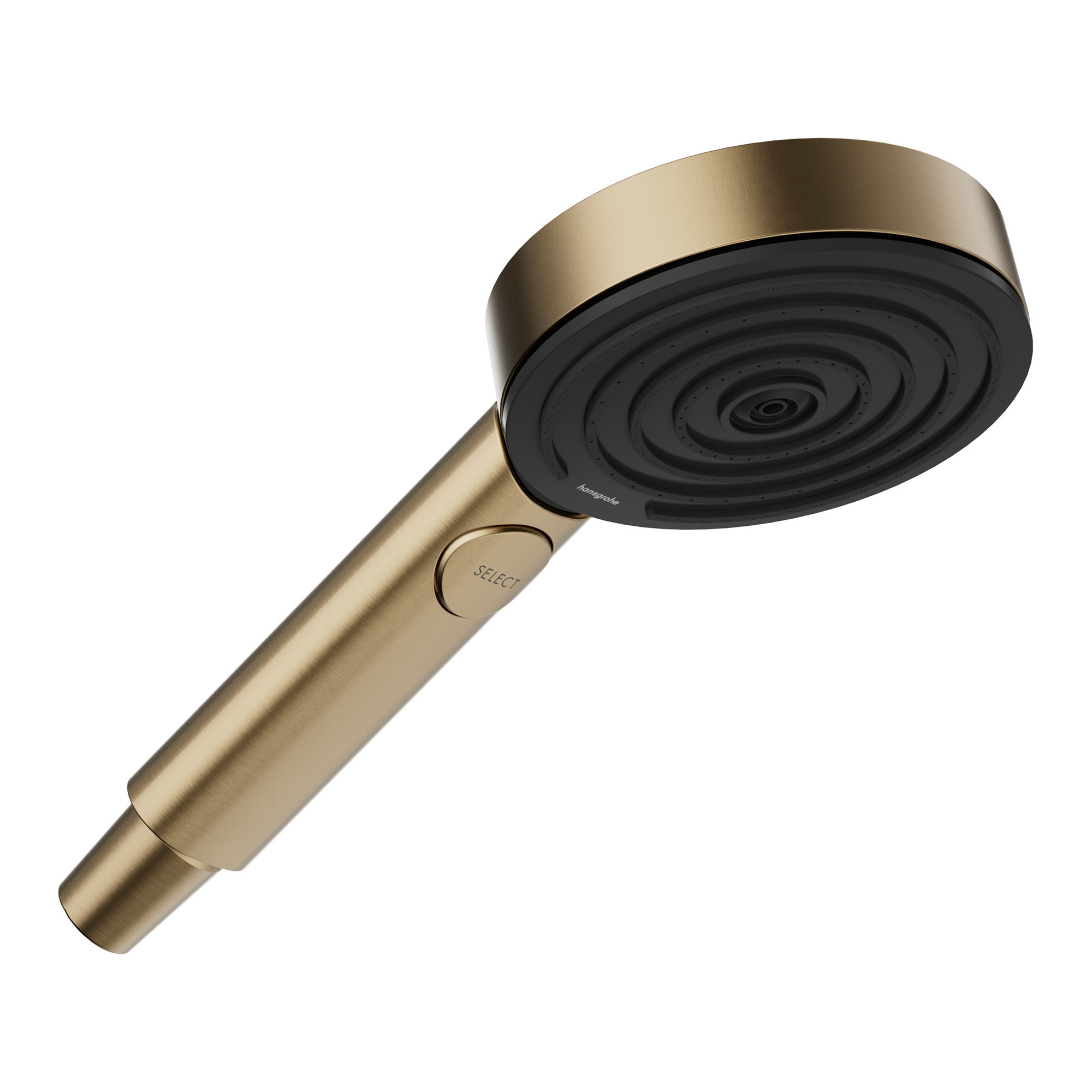 Para de dus de mana, 3 jeturi, EcoSmart, Hansgrohe Pulsify Select S 105 Relaxation, bronz periat