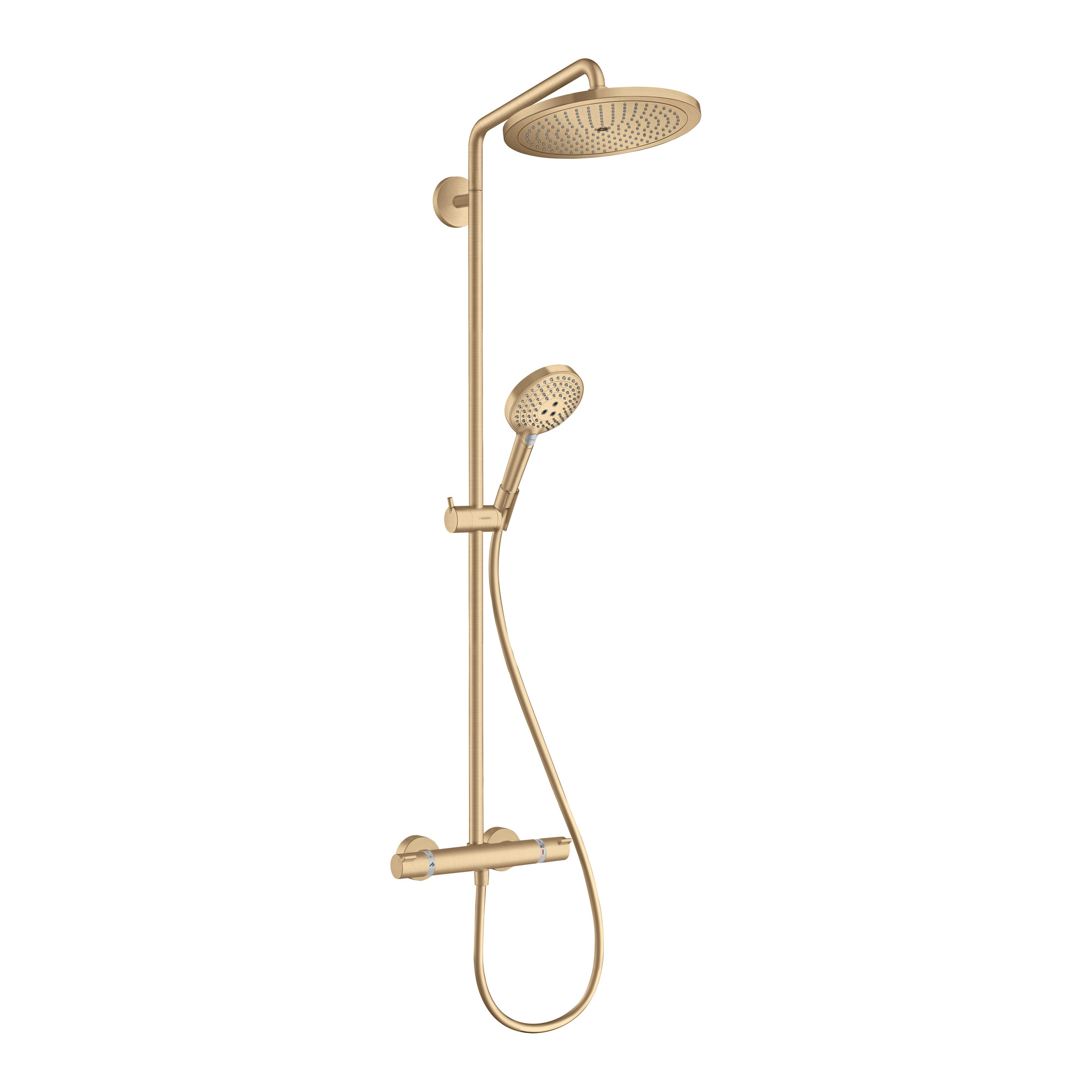 Coloana de dus Hansgrohe Croma Select S Showerpipe 280 EcoSmart cu termostat, bronz periat