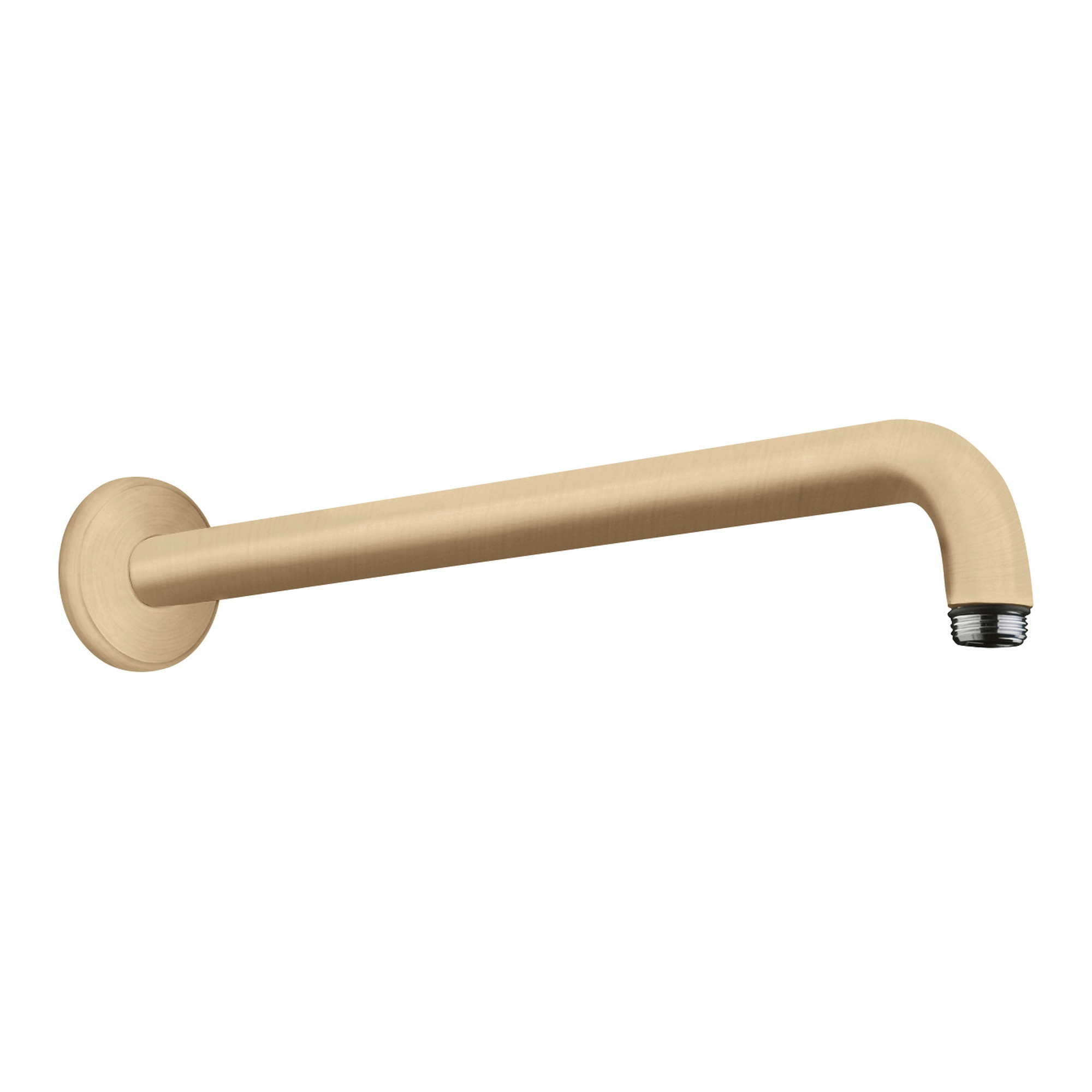 Brat de dus Hansgrohe 389 mm, unghi 90 grade, bronz periat
