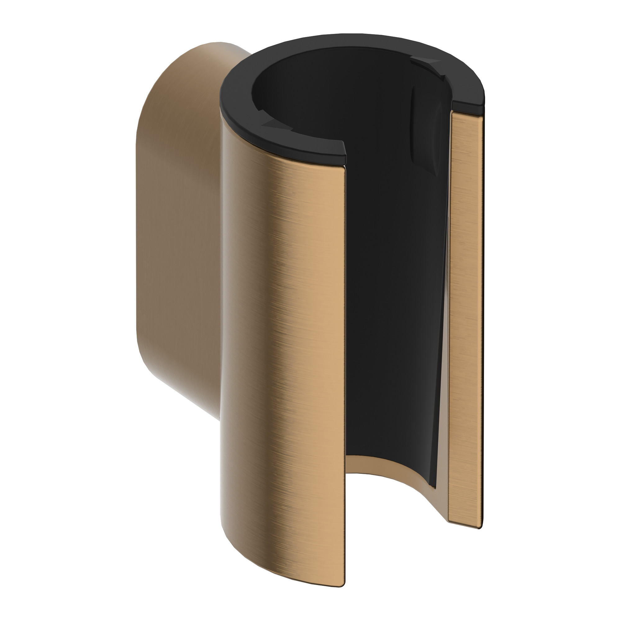Suport de dus de perete Hansgrohe Porter Fine bronz periat