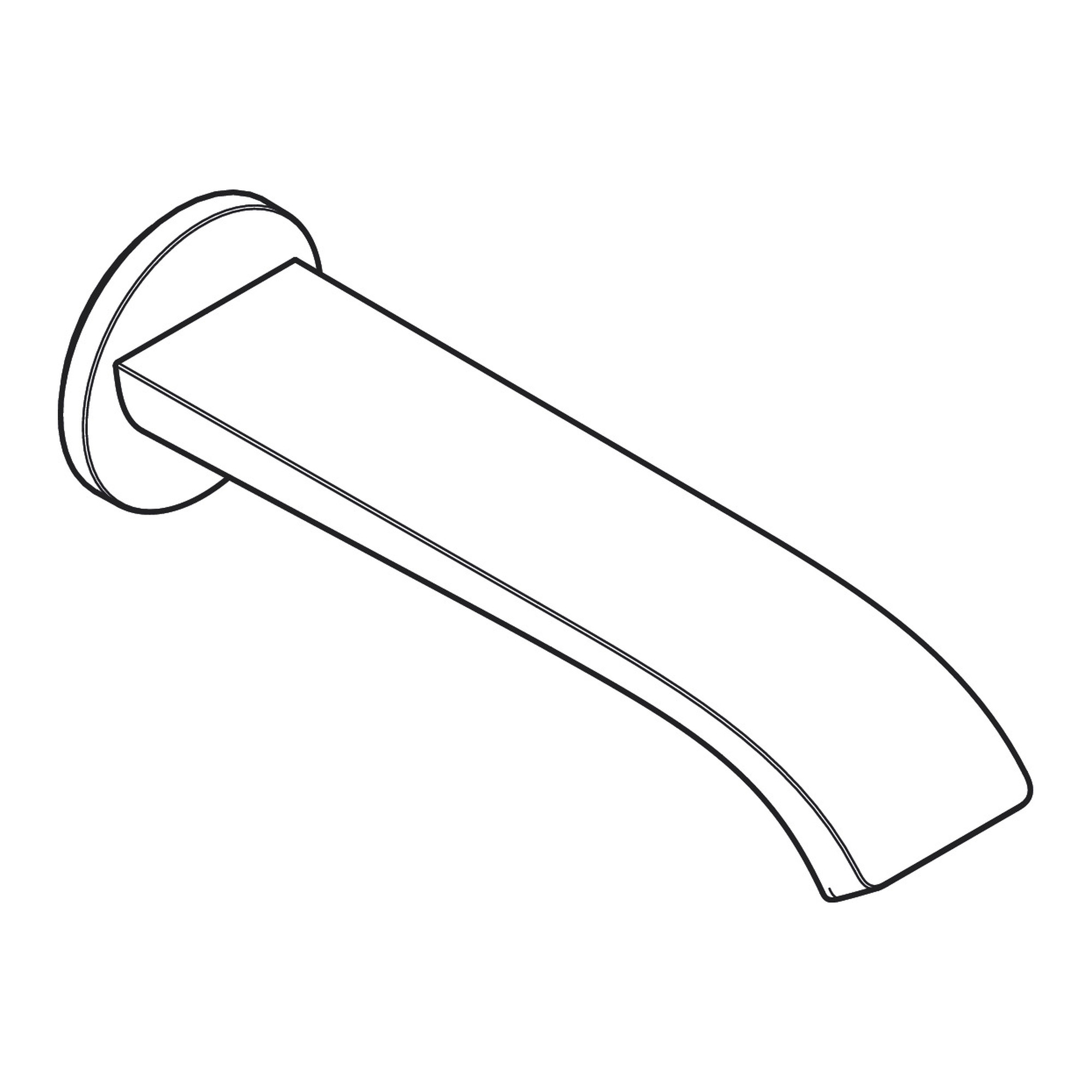 Pipa cada Hansgrohe Vivenis 202 mm bronz periat - imagine 2
